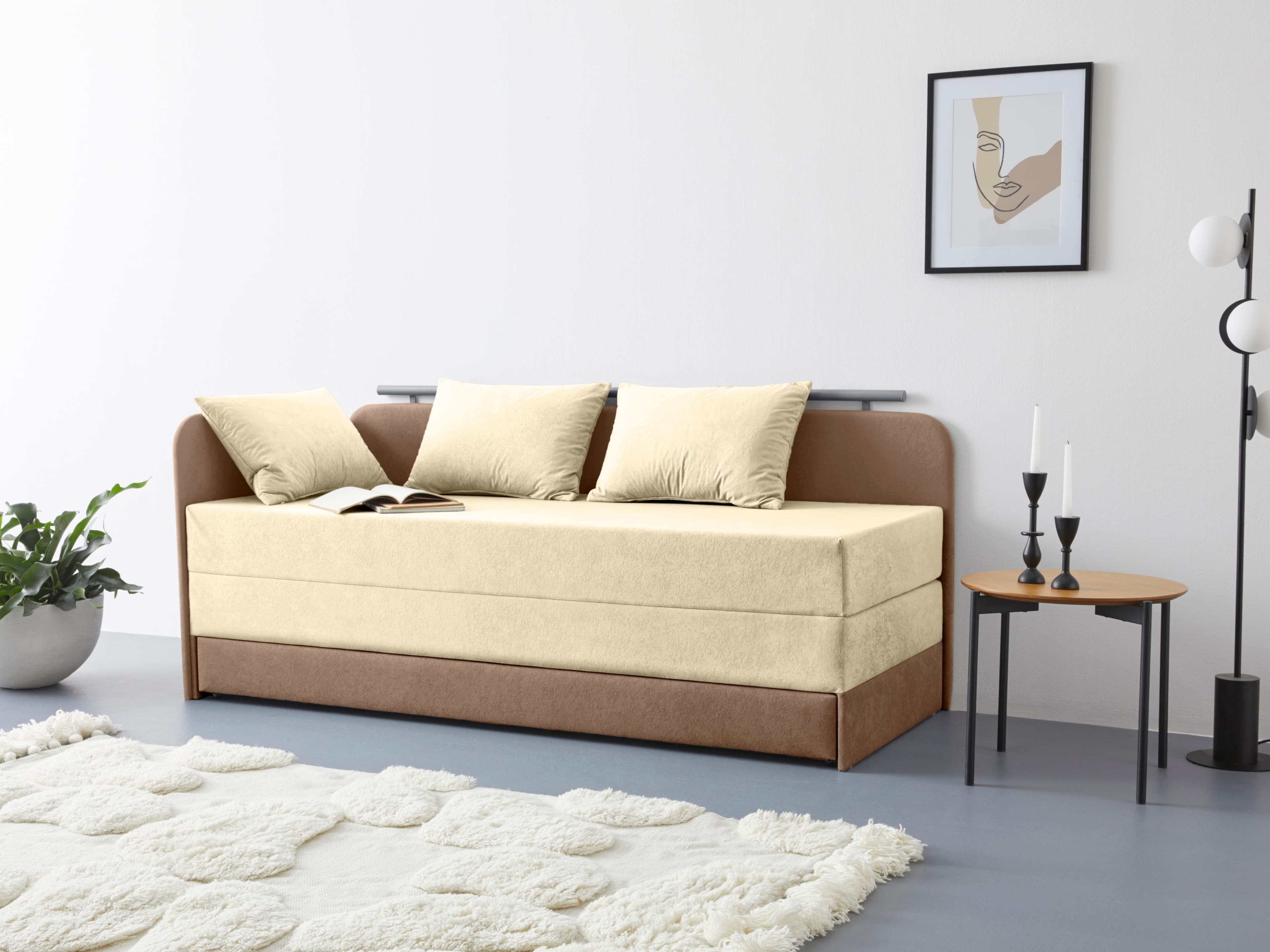 Polsterliege mit Stauraum