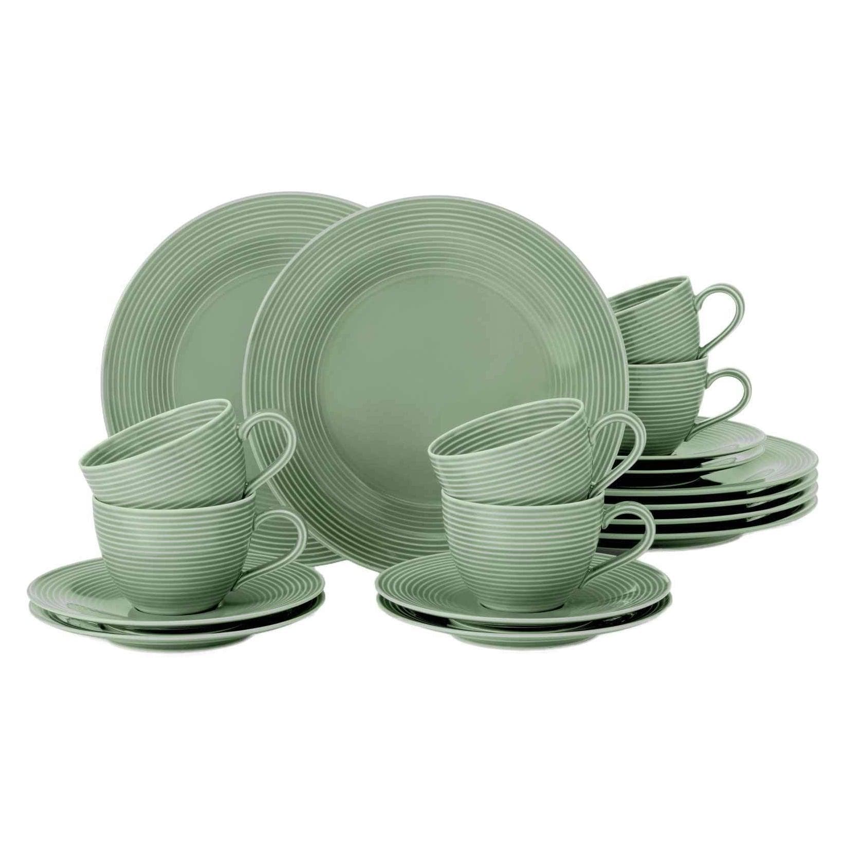 Seltmann Weiden Kaffeeservice Beat Color Glaze 18er Set