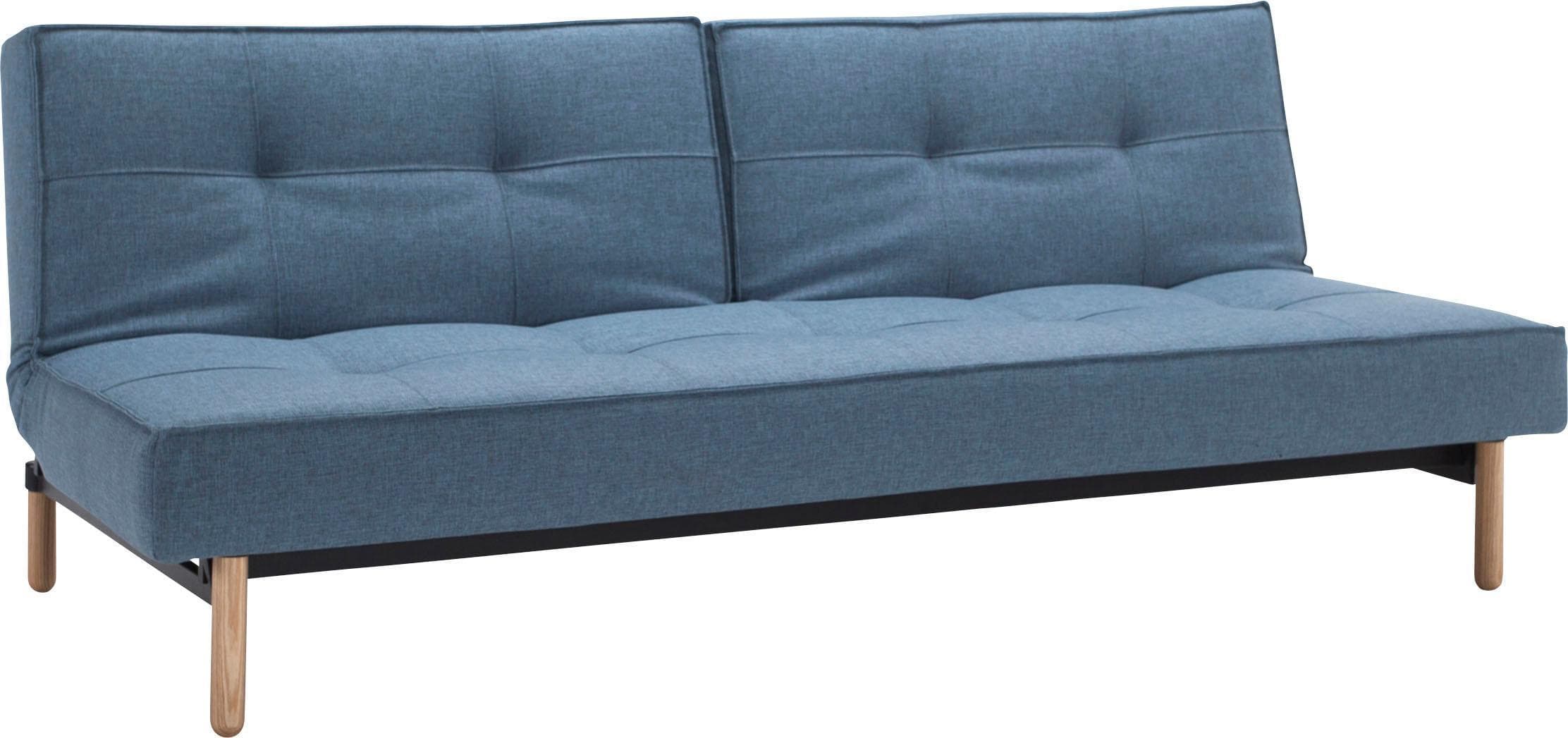 INNOVATION LIVING Schlafsofa Splitback 3-Sitzer Lightblue