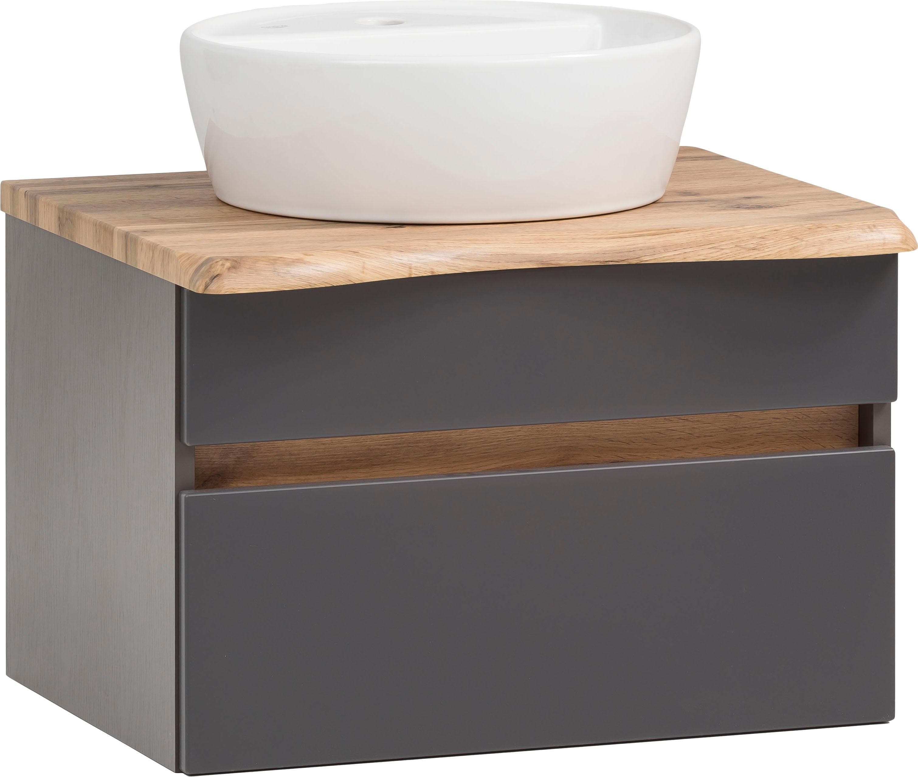 Welltime Waschbeckenschrank Lienz: Holzwerkstoff, Schubladen, Badezimmer