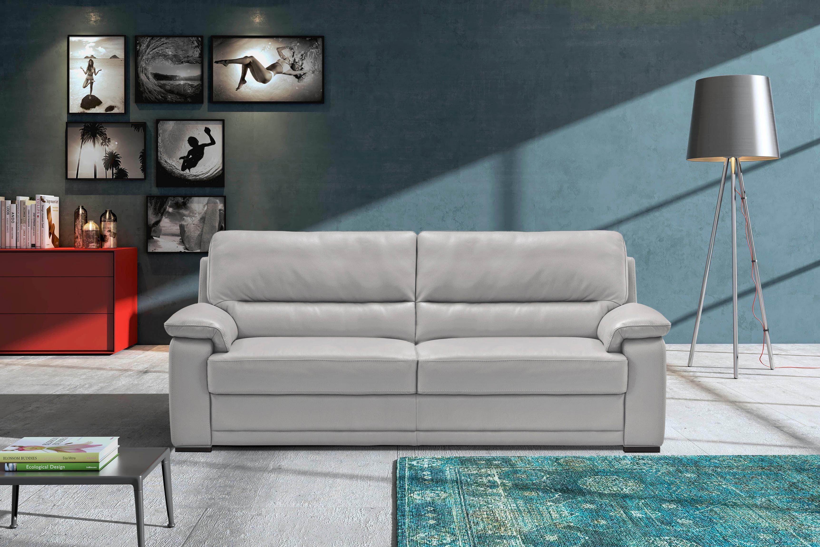 Egoitaliano Doris Ledersofa - Modernes Design, Hochwertiges Leder