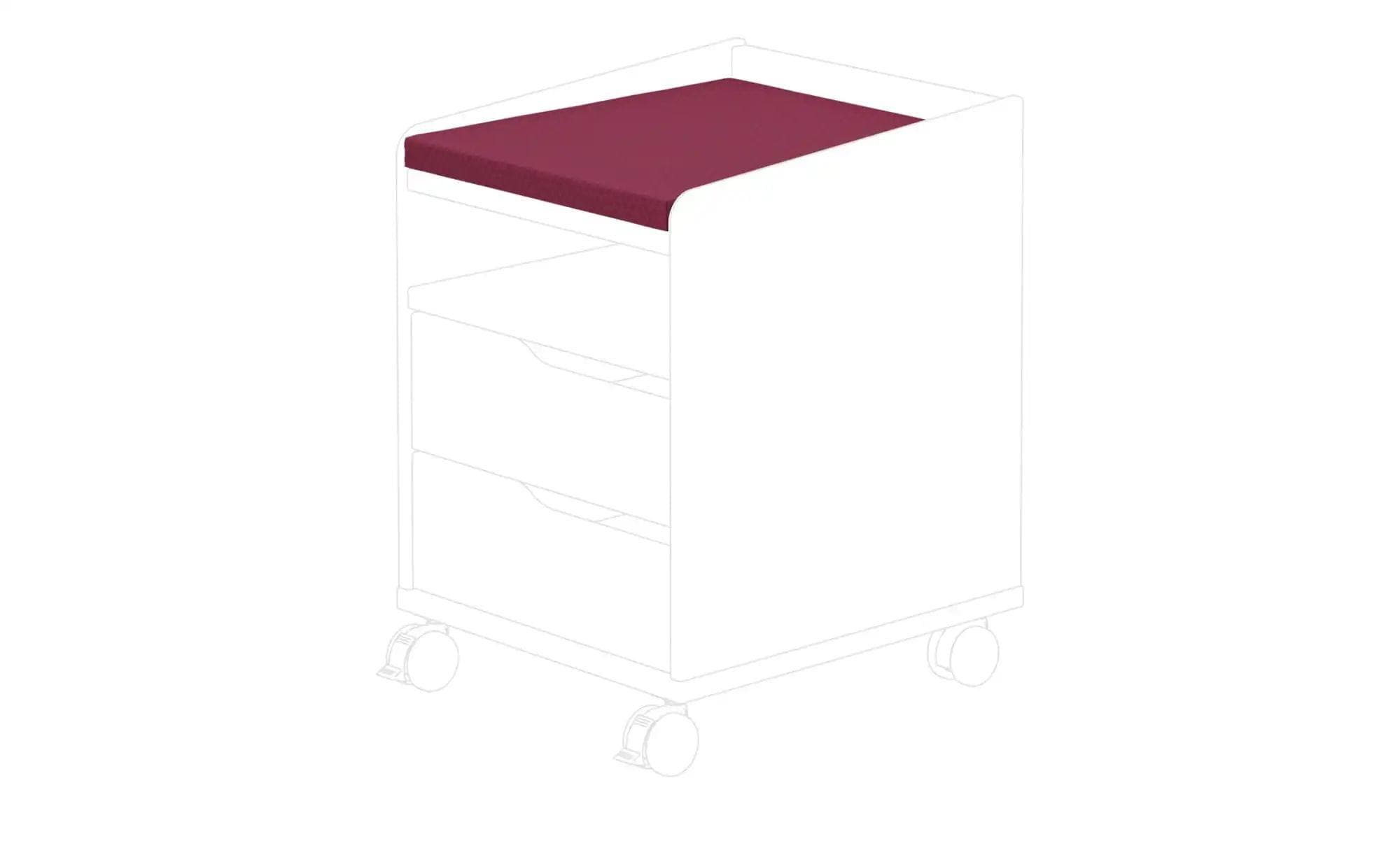 PAIDI Sitzpolster Rollcontainer 2S Lila Violett Modernes 3D Design
