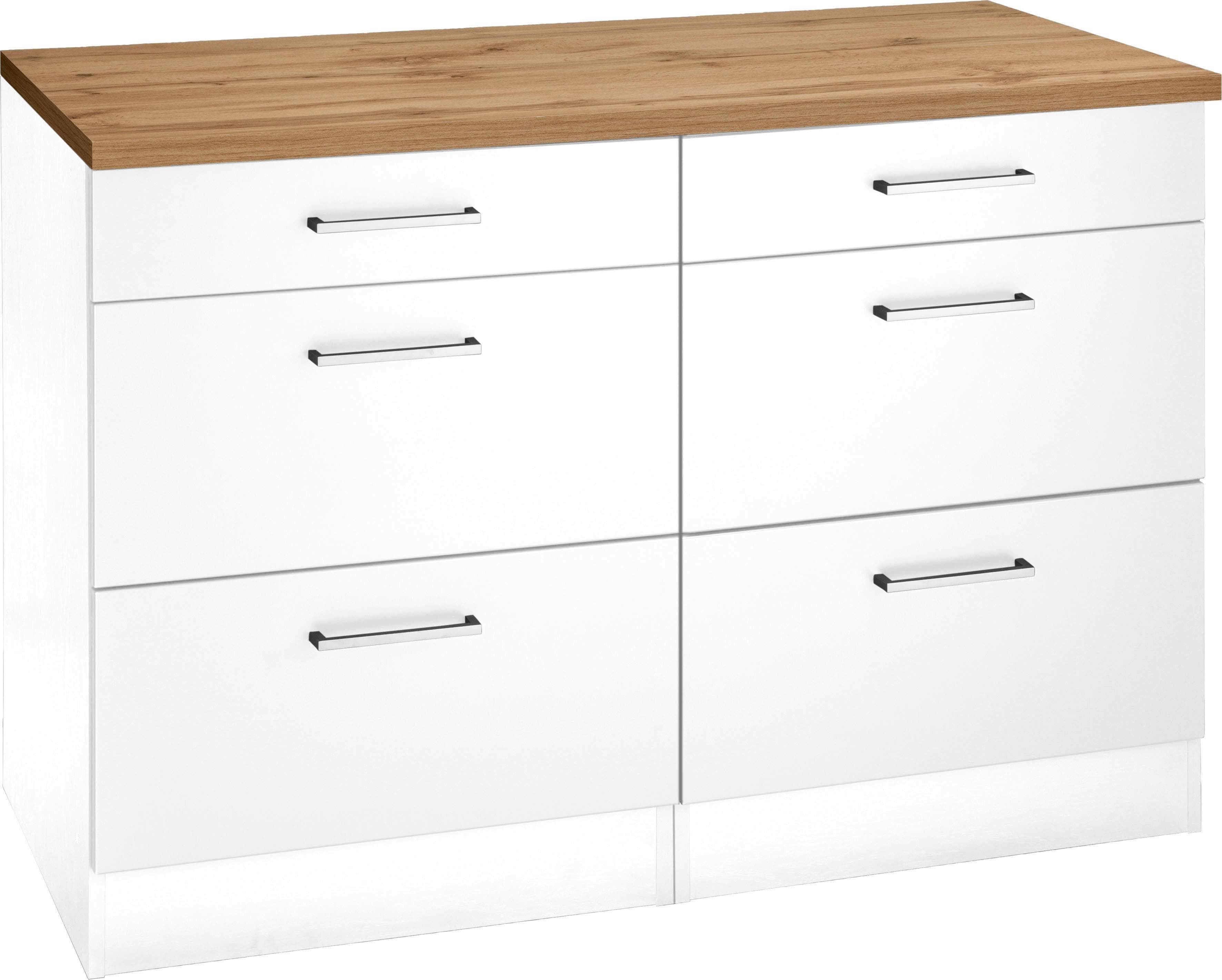 KOCHSTATION KS-Kehl Unterschrank mit Soft-Close Schubladen