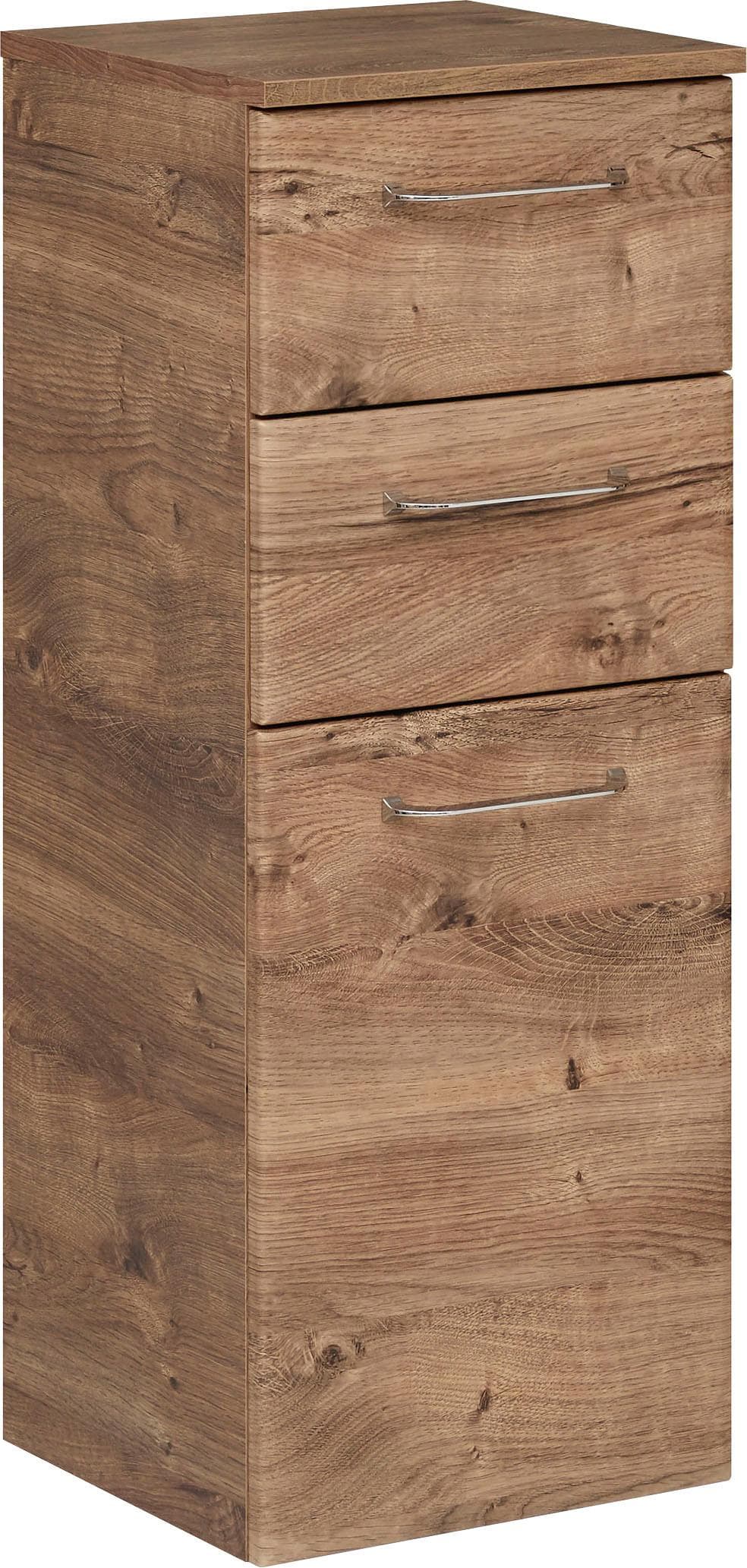 SAPHIR Quickset Bad-Unterschrank 35cm mit 2 Schubladen und Türdämpfer