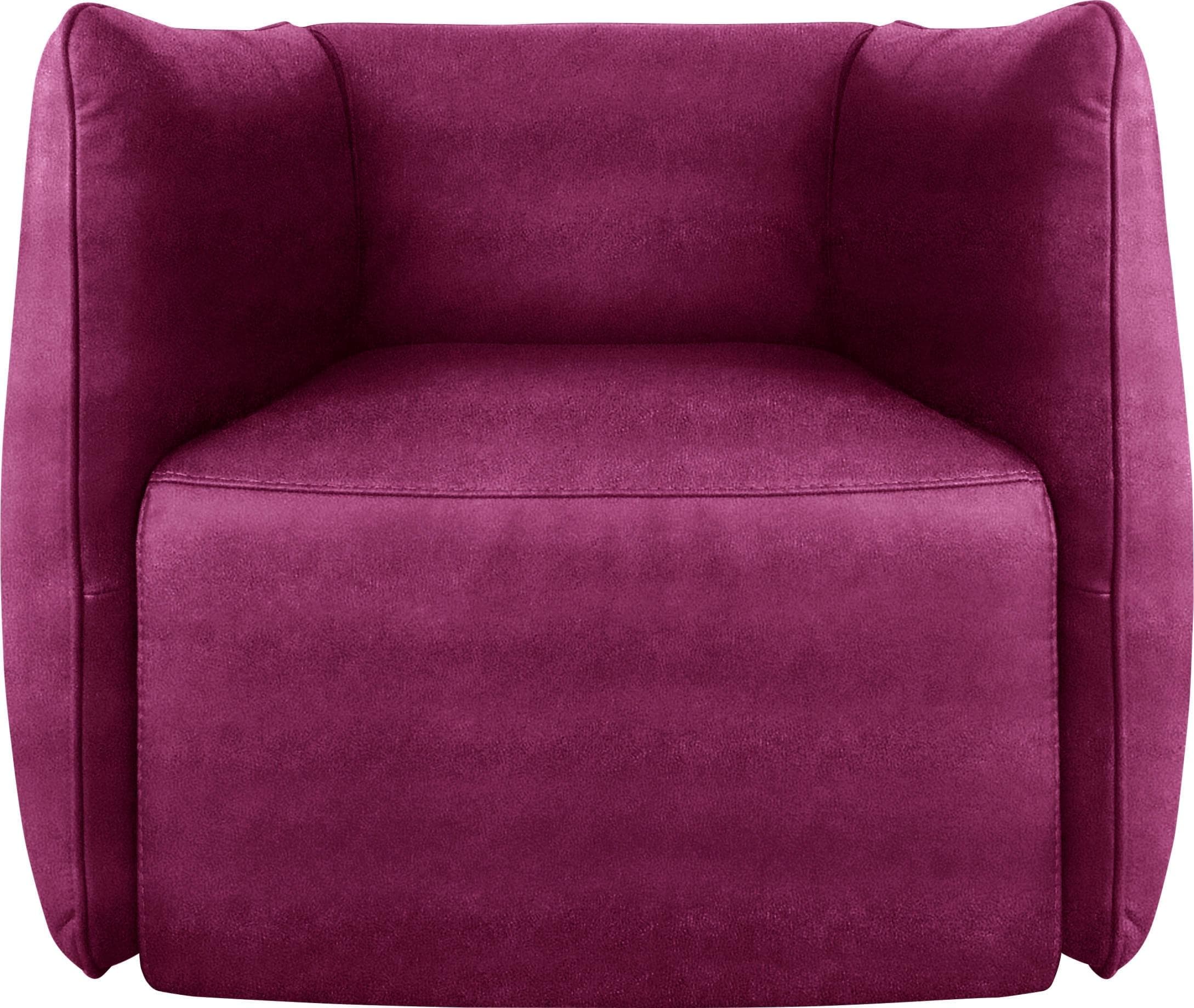EGOITALIANO Ludo Loungesessel Designsessel Clubsessel Elegant Zeitlos Rosa