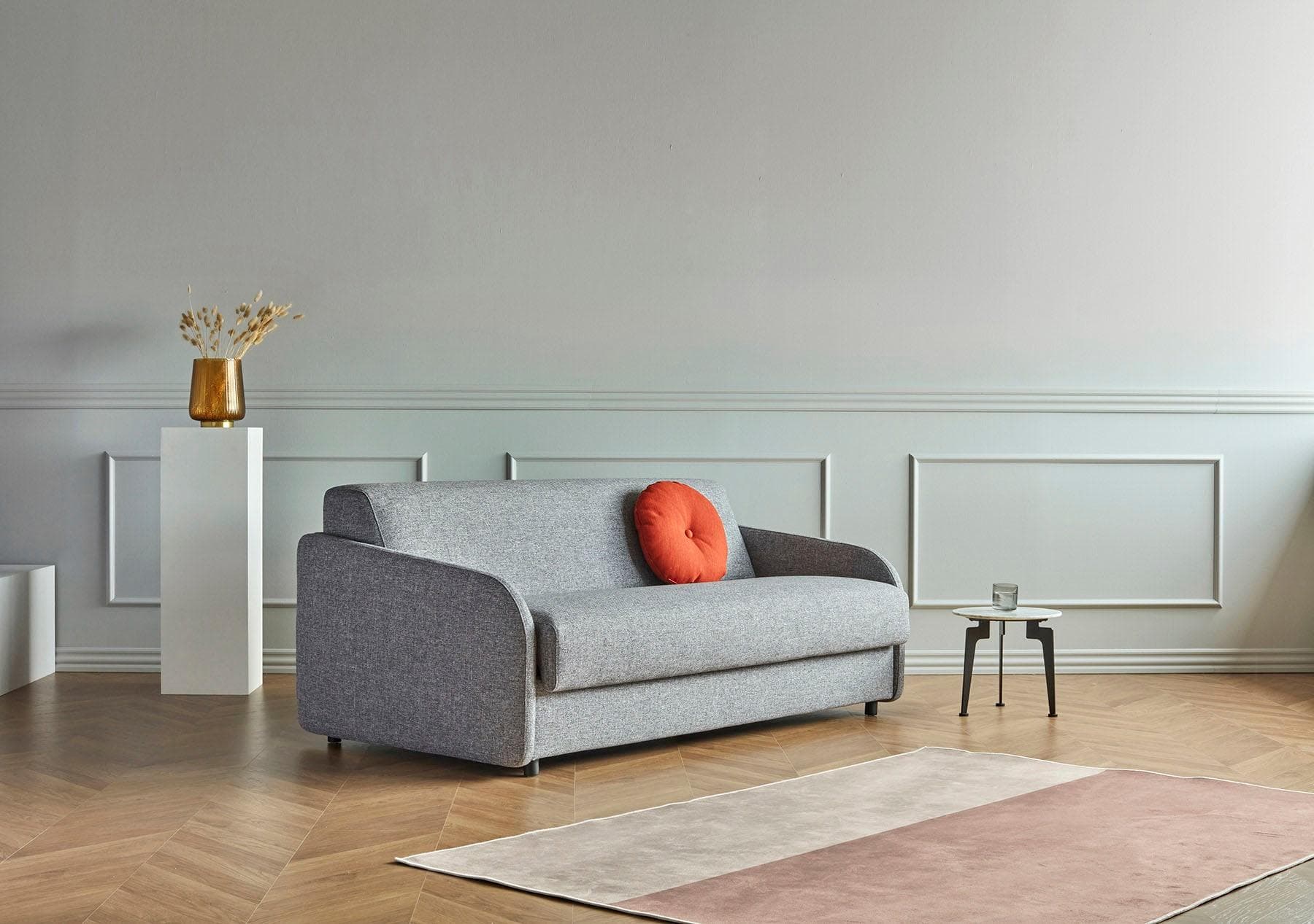 INNOVATION LIVING Schlafsofa Eivor Grau mit Dauerschlaffunktion