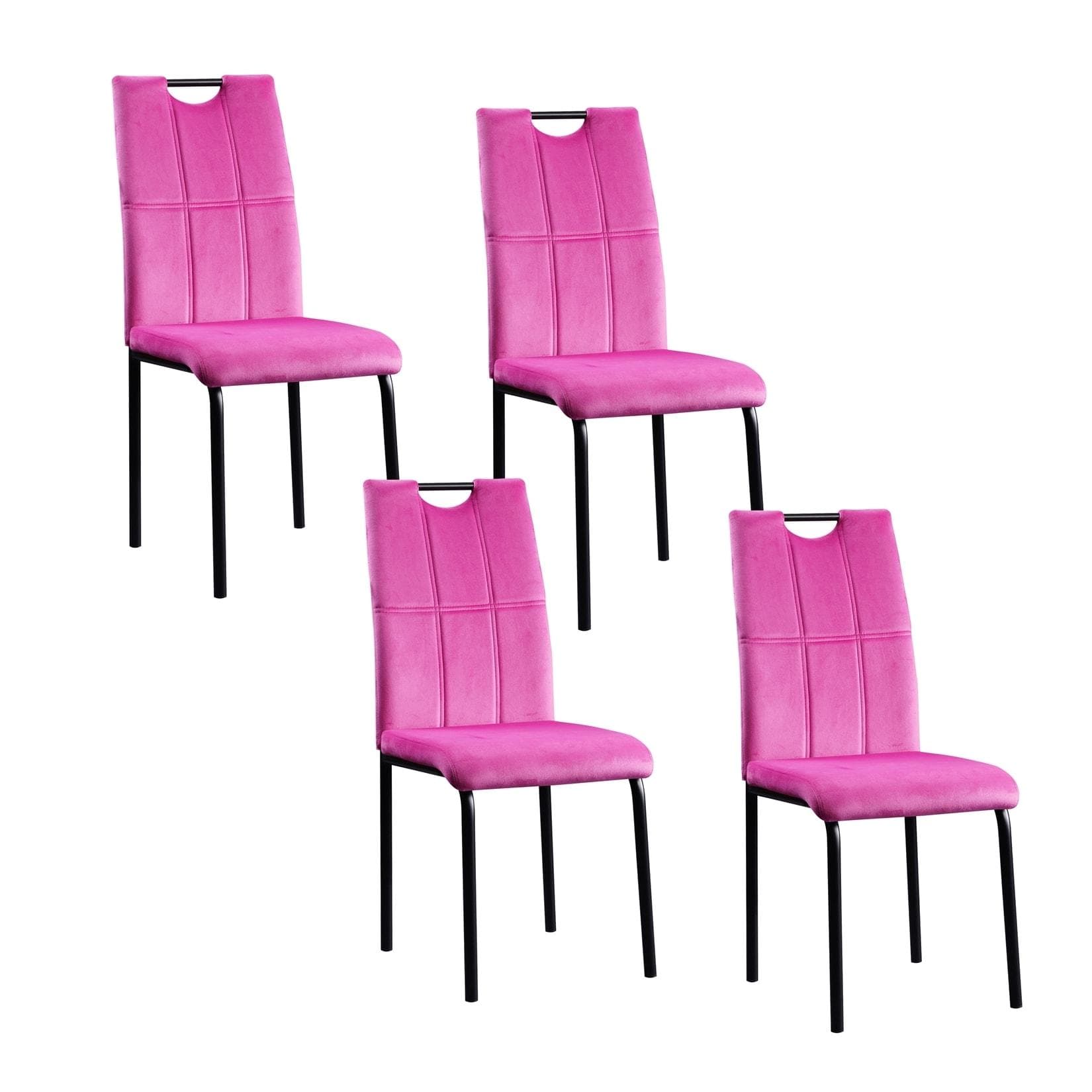 HTI-Living Stuhl Denton Velvet Rosa Samt