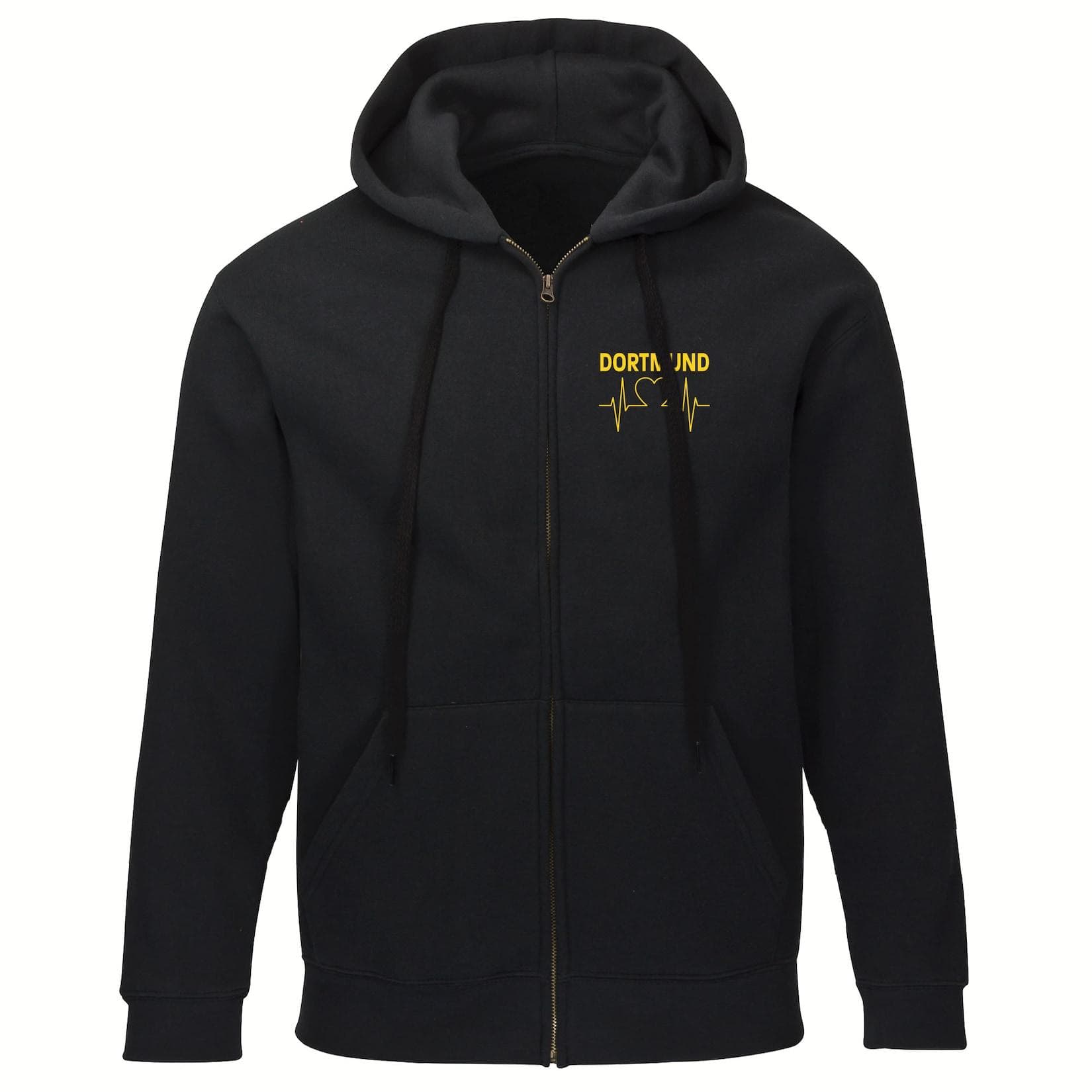 multifanshop Kapuzen Sweatshirt Jacke Dortmund Gelb