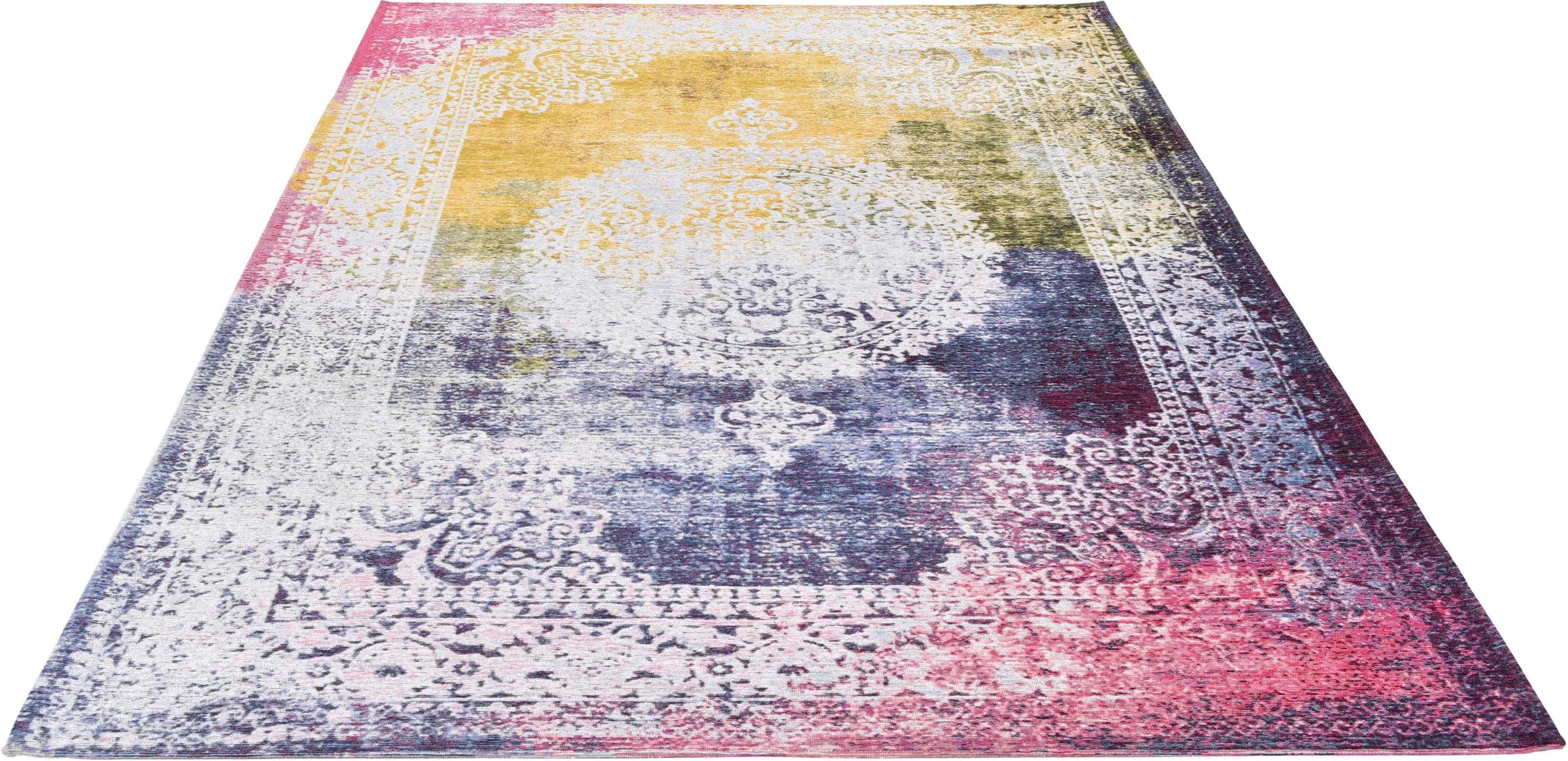 Gino Falcone Cosima Jacquard-Teppich: Modernes Orient-Design mit Chenille-Garn