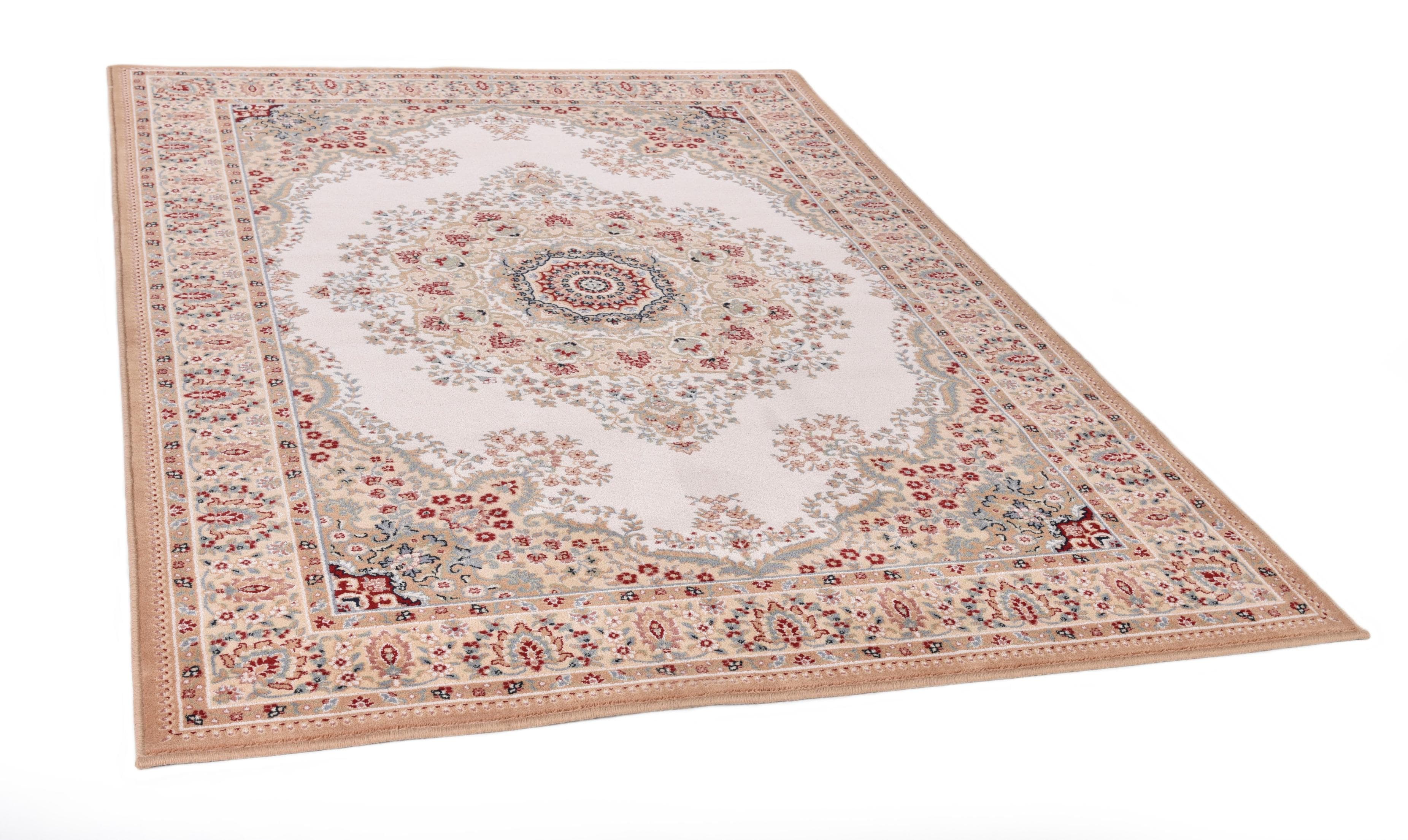 Wollteppich THEKO Dolna 809 Beige Orientalisch