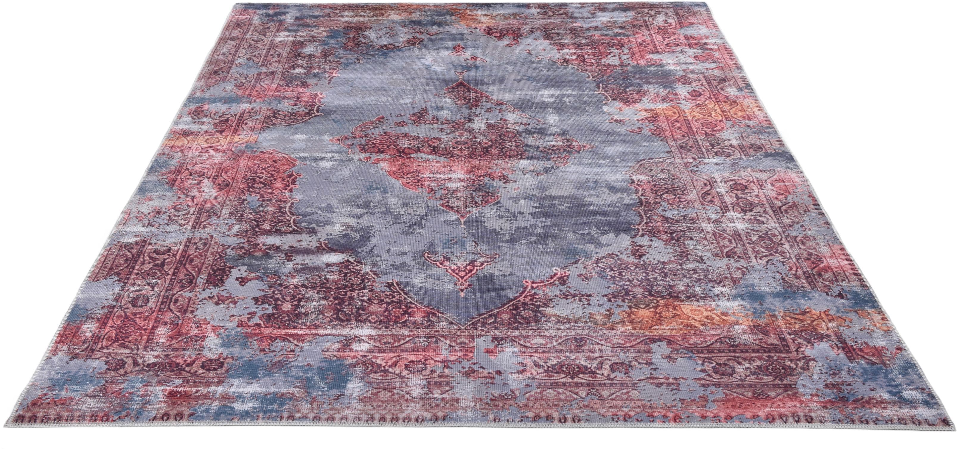 Gino Falcone Teppich Cecilia 067 Rostrot Vintage Design