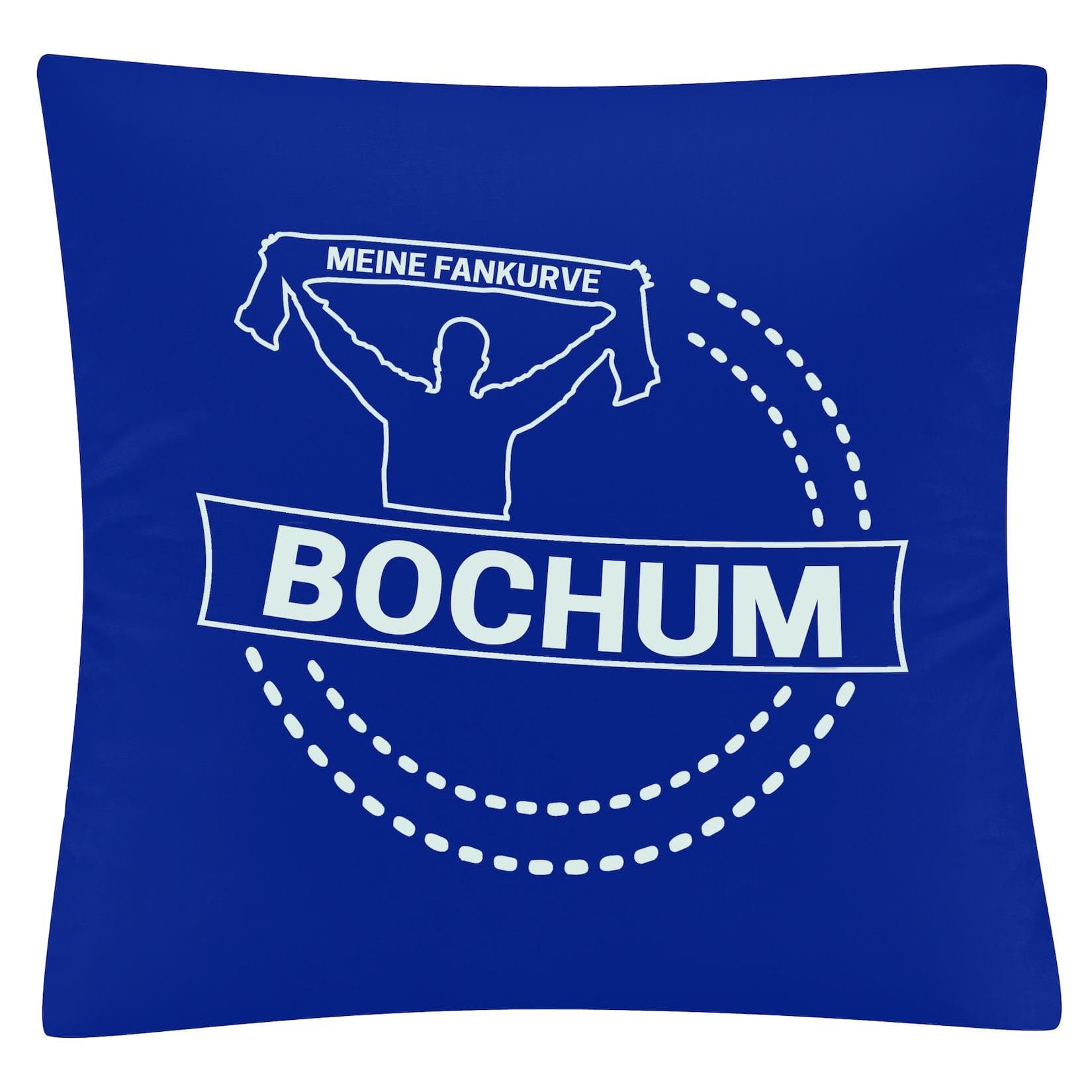 multifanshop Kissenbezug Bochum - Meine Fankurve Blau