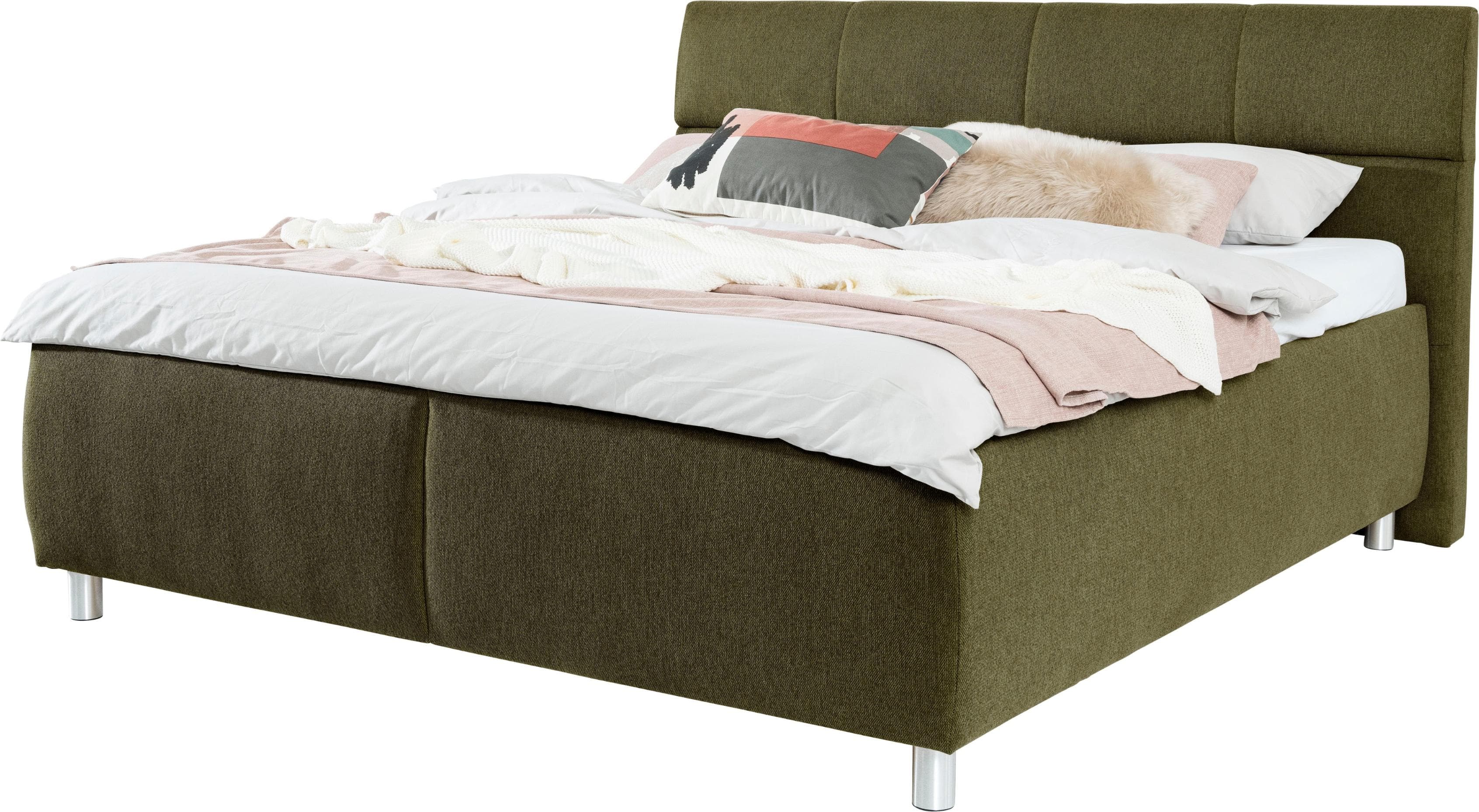 Stauraumbett mit Lattenrost & optionaler Matratze