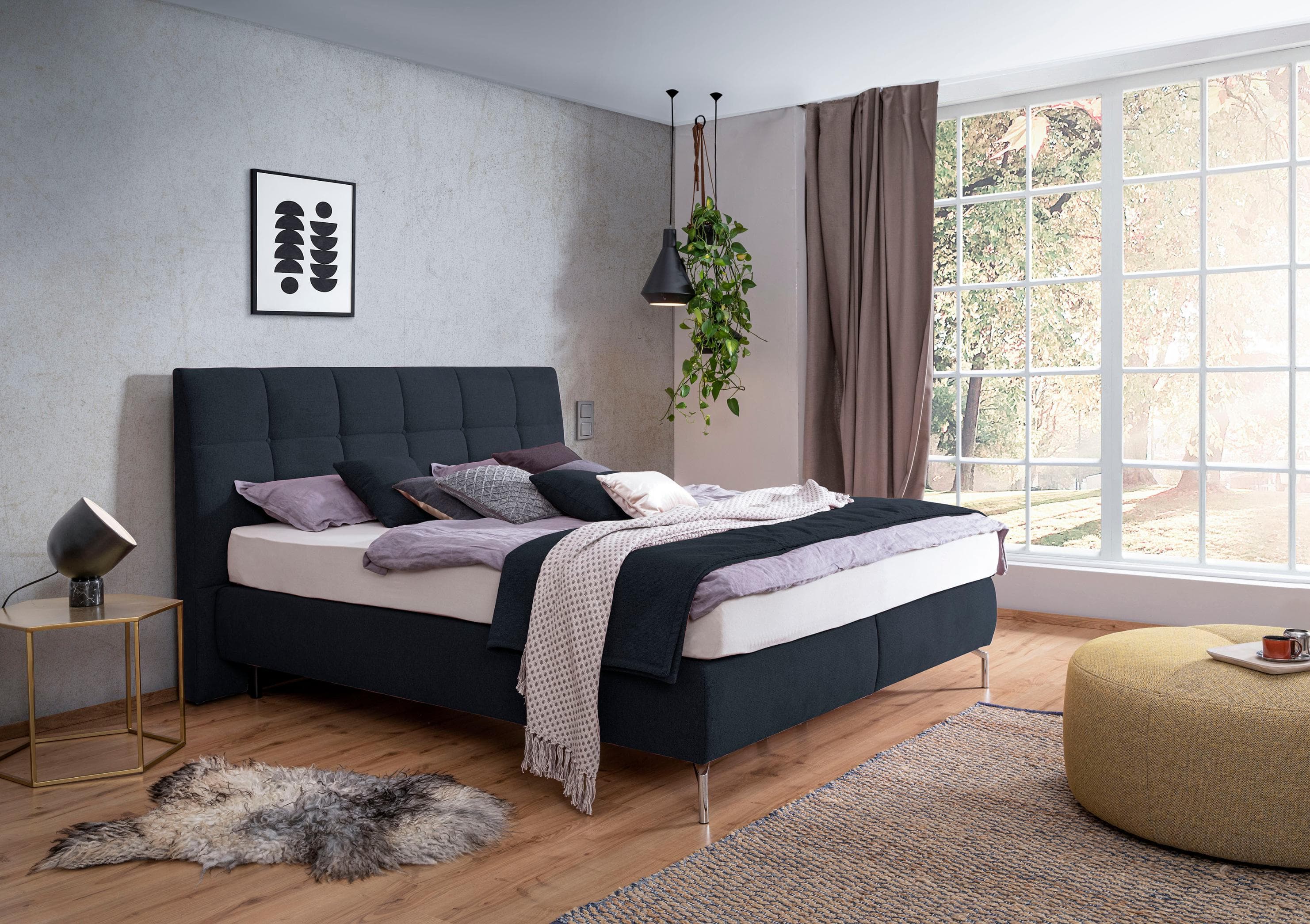 Luxuriöses Boxspringbett mit Matratze - Individuelle Härtegrade