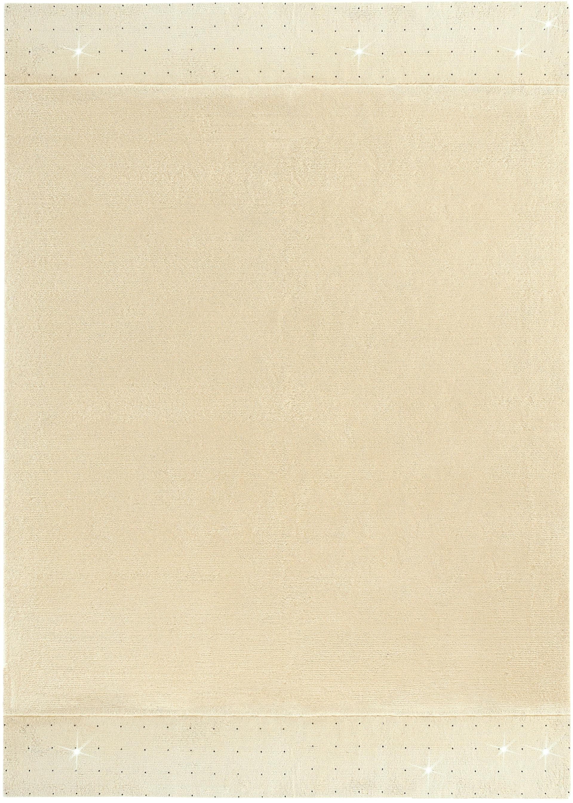 Wollteppich LUXOR STYLE Noblesse Beige Handgeknüpft Wolle