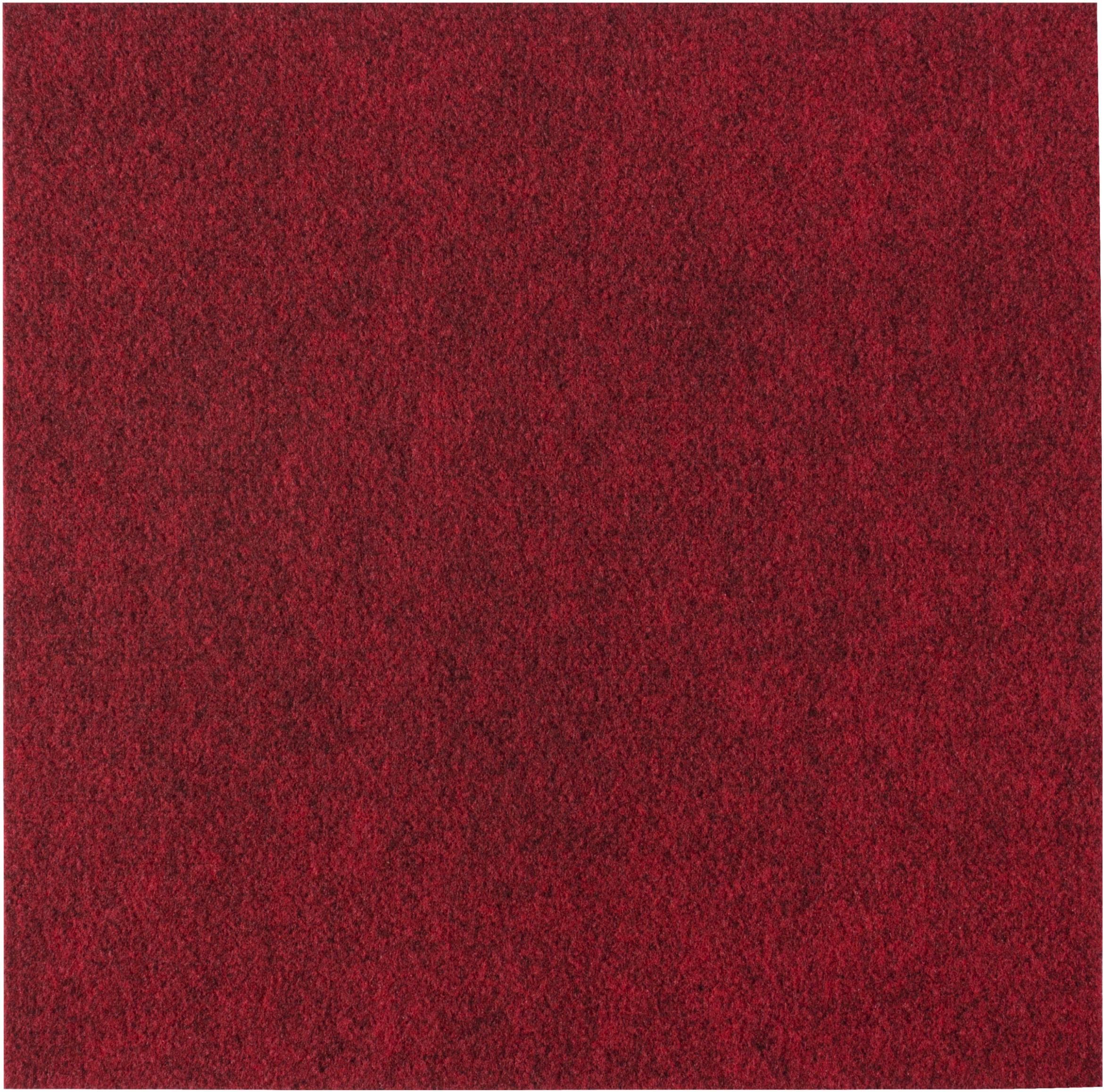 Andiamo Teppichfliese Abbo Selbstklebend Rot Akustikdämmung