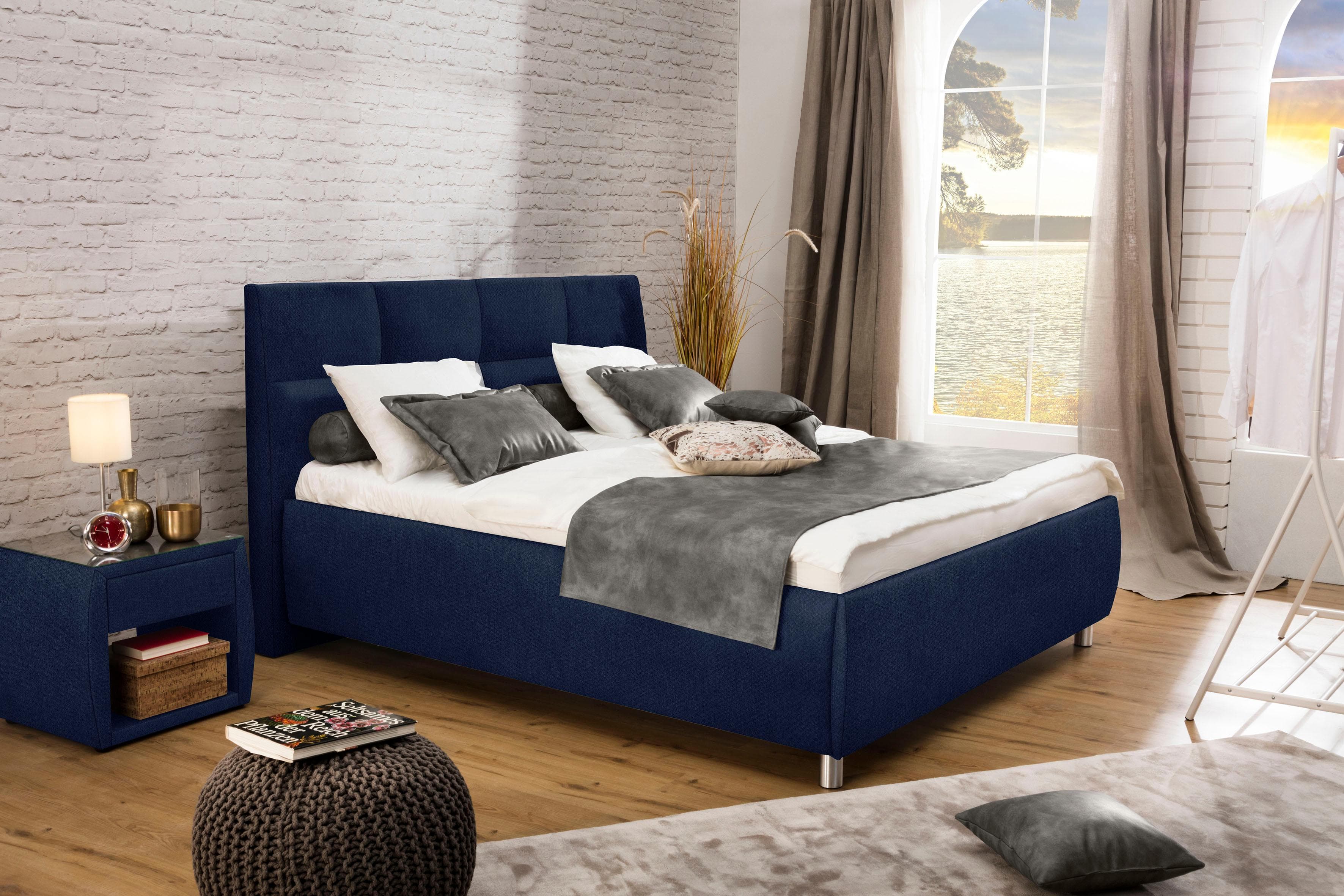 Polsterbett mit Matratzenoption