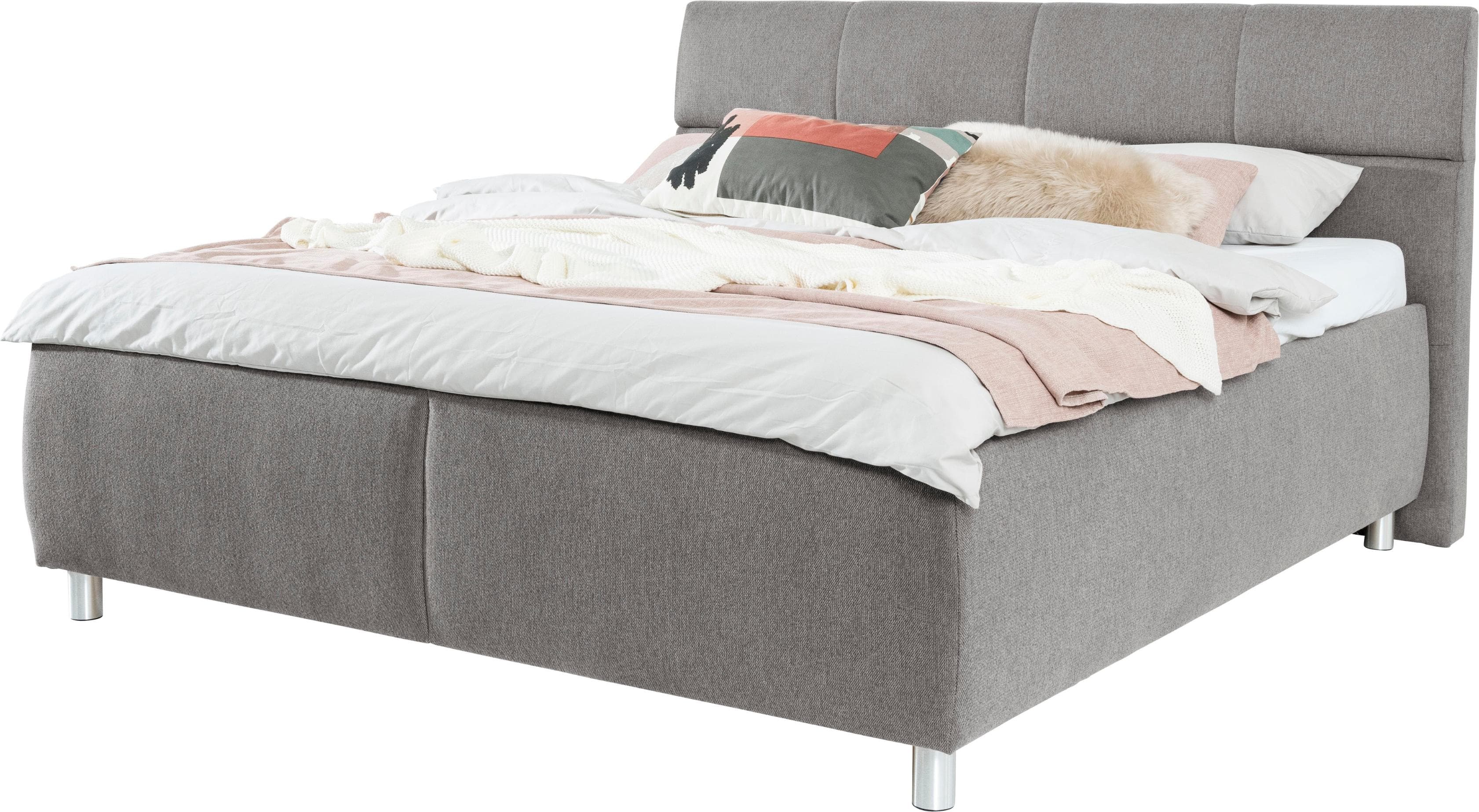 Stauraumbett mit Lattenrost & optionaler Matratze