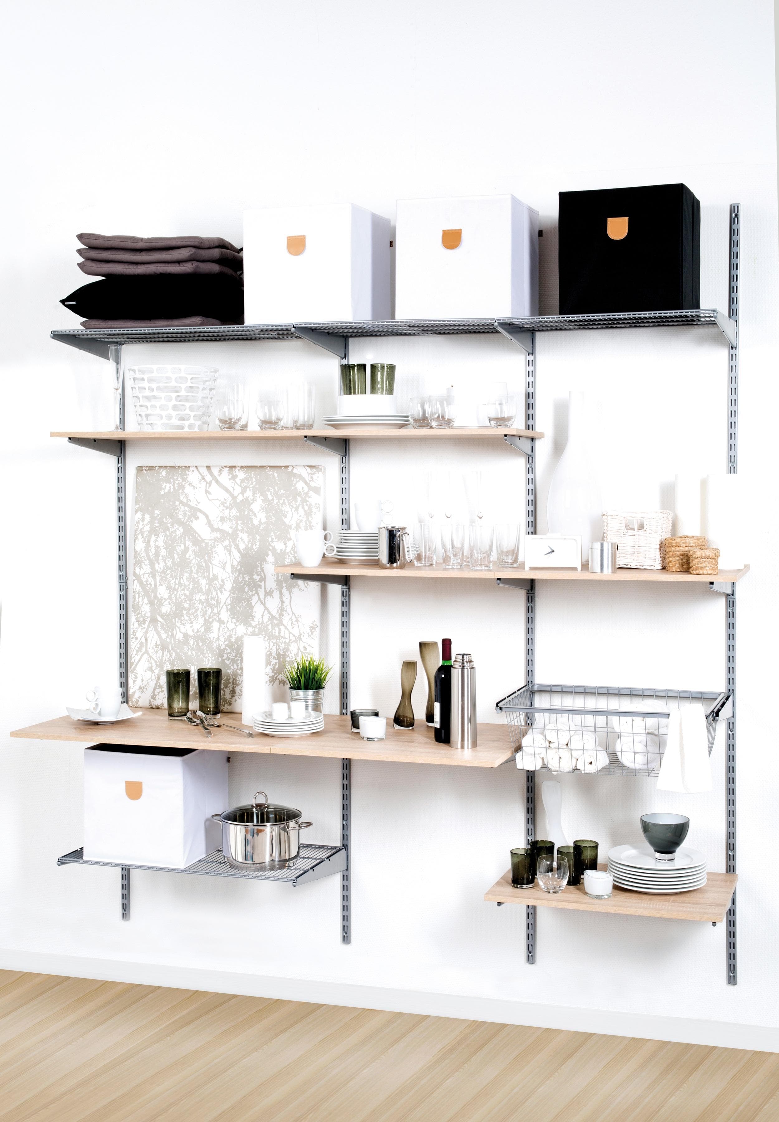 Stabiles Wandregal Staxx - Moderne Aufbewahrungslösung