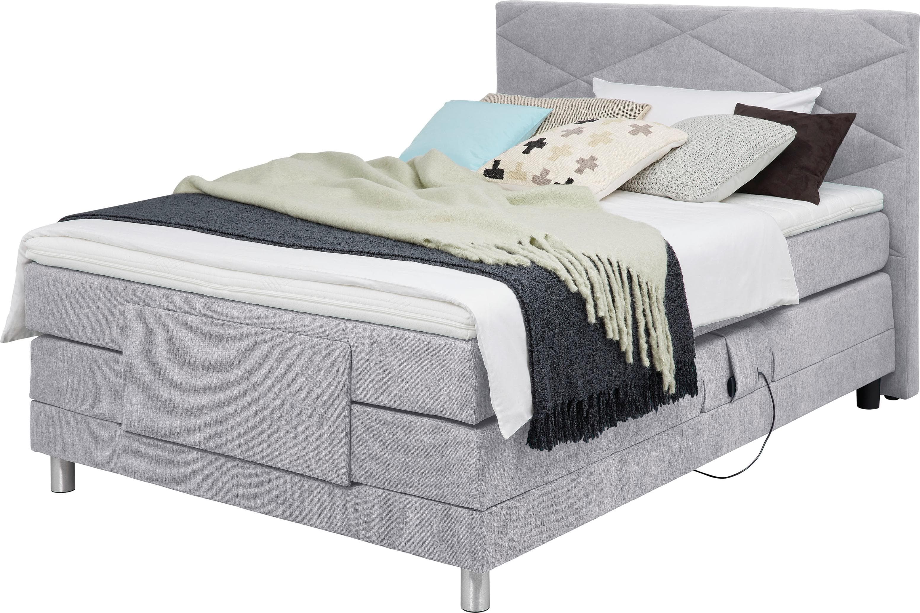Boxspringbett mit Matratze & Topper - Diverse Härtegrade