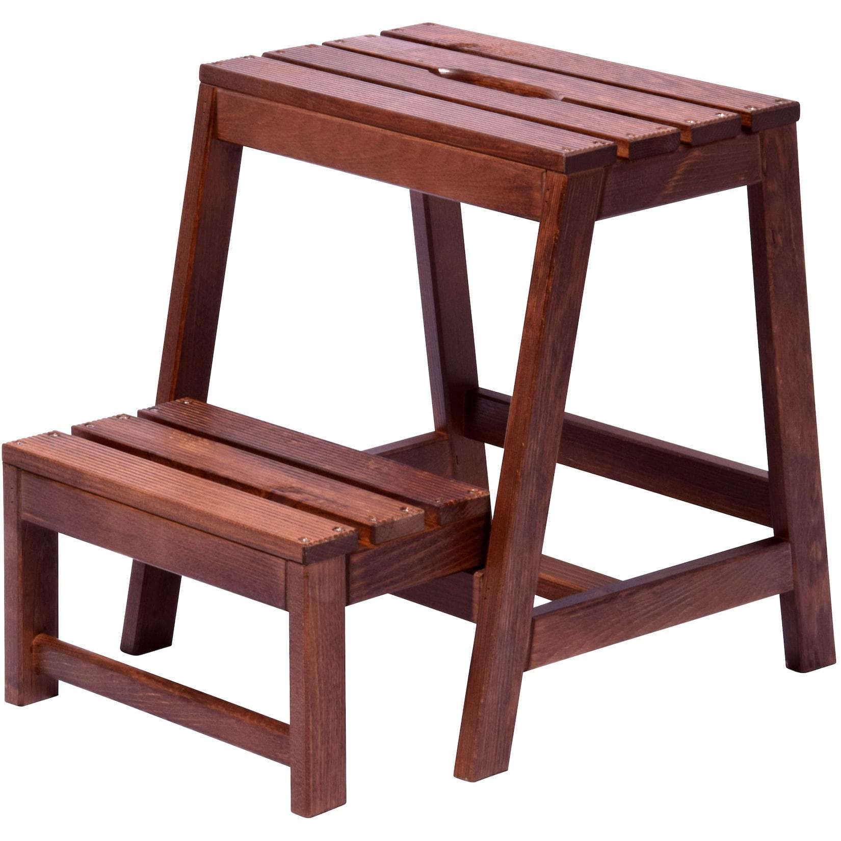 Multifunktioneller Hocker in Dunkelbraun