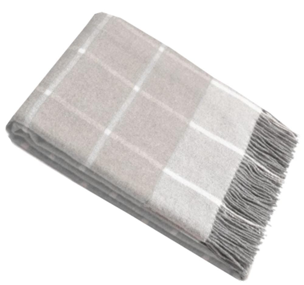 Plaid CASATEX Harry Lontra Beige Wolle Kaschmir
