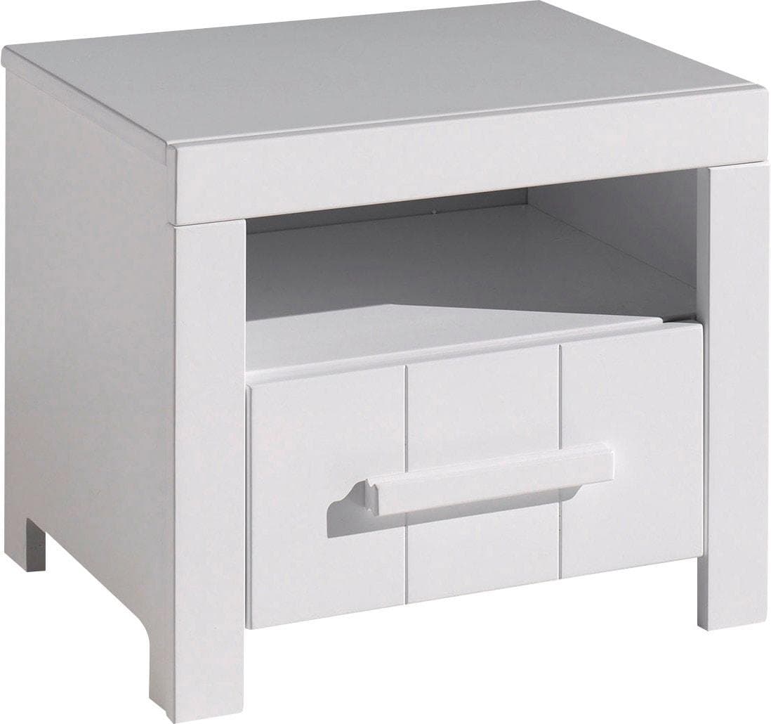Vipack Erik Nachtkonsole Weiß mit Schublade