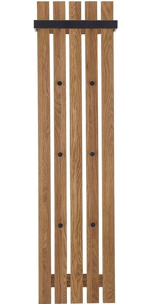 MCA FURNITURE BANTRY Garderobenpaneel Massivholz Eiche Beige Grau
