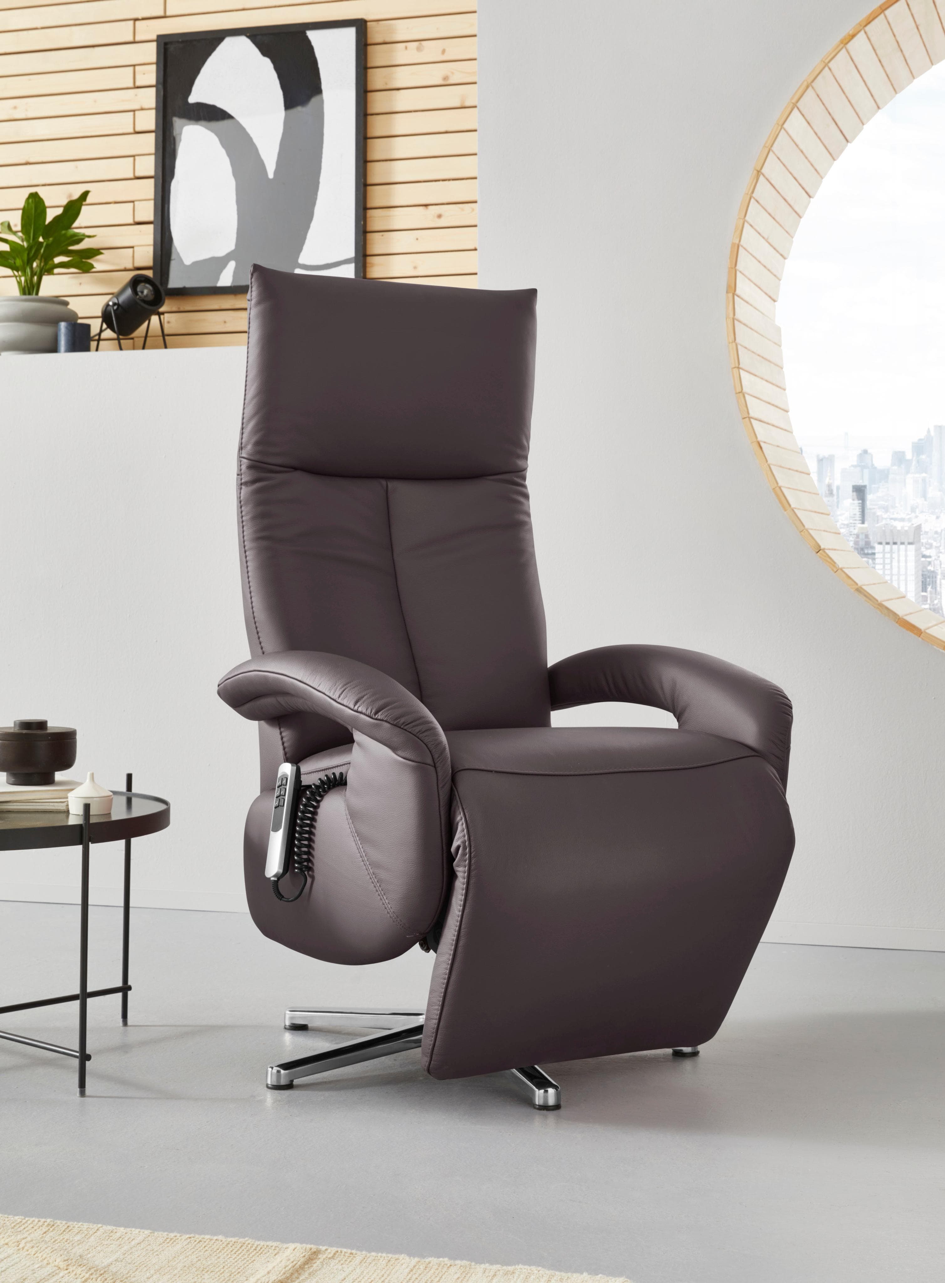 SIT & MORE TV-Sessel Tycoon mit Kopfteilverstellung und 360° Drehfunktion