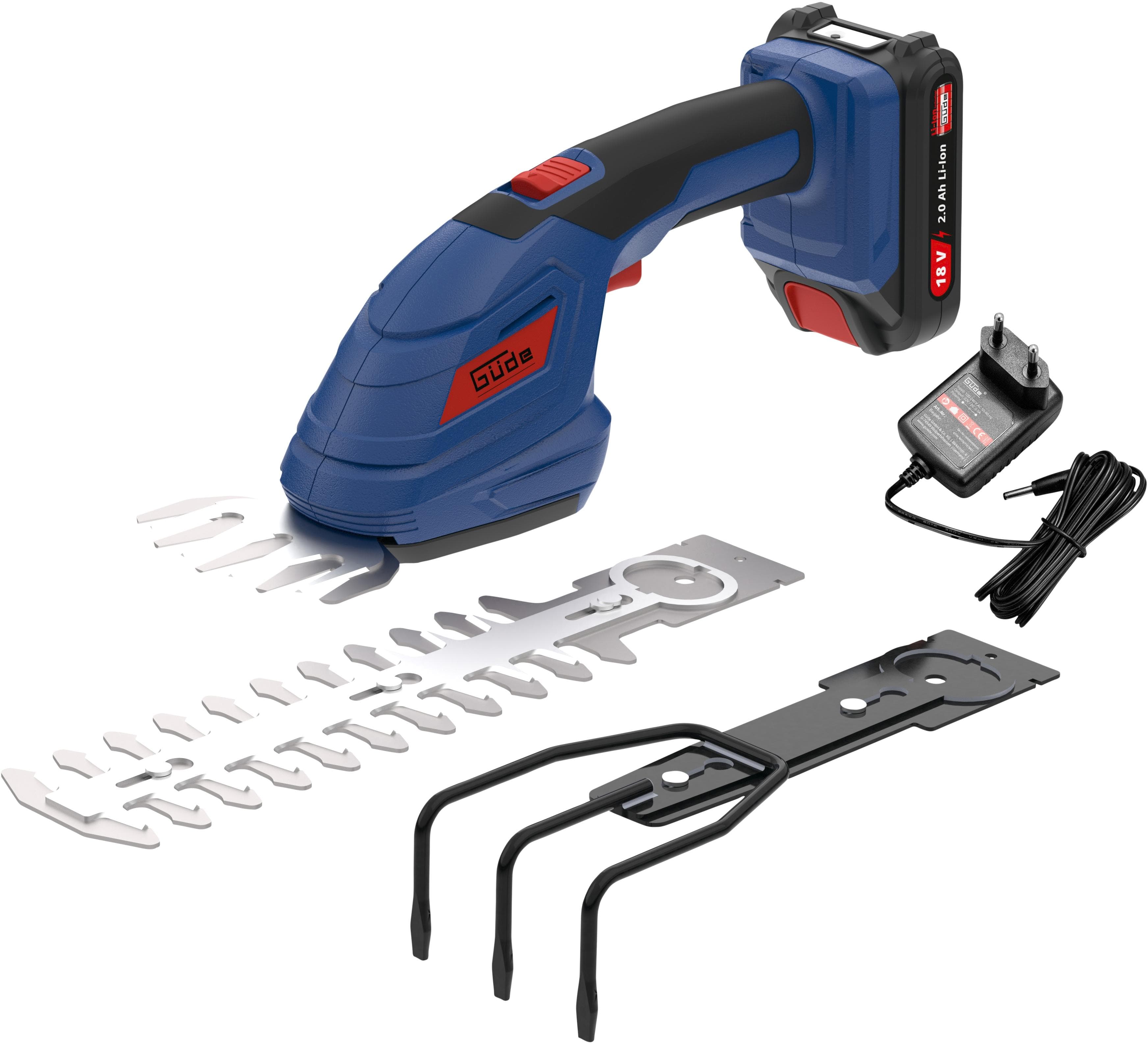 Gartenpflege-Set mit Lithium-Ionen-Batterie