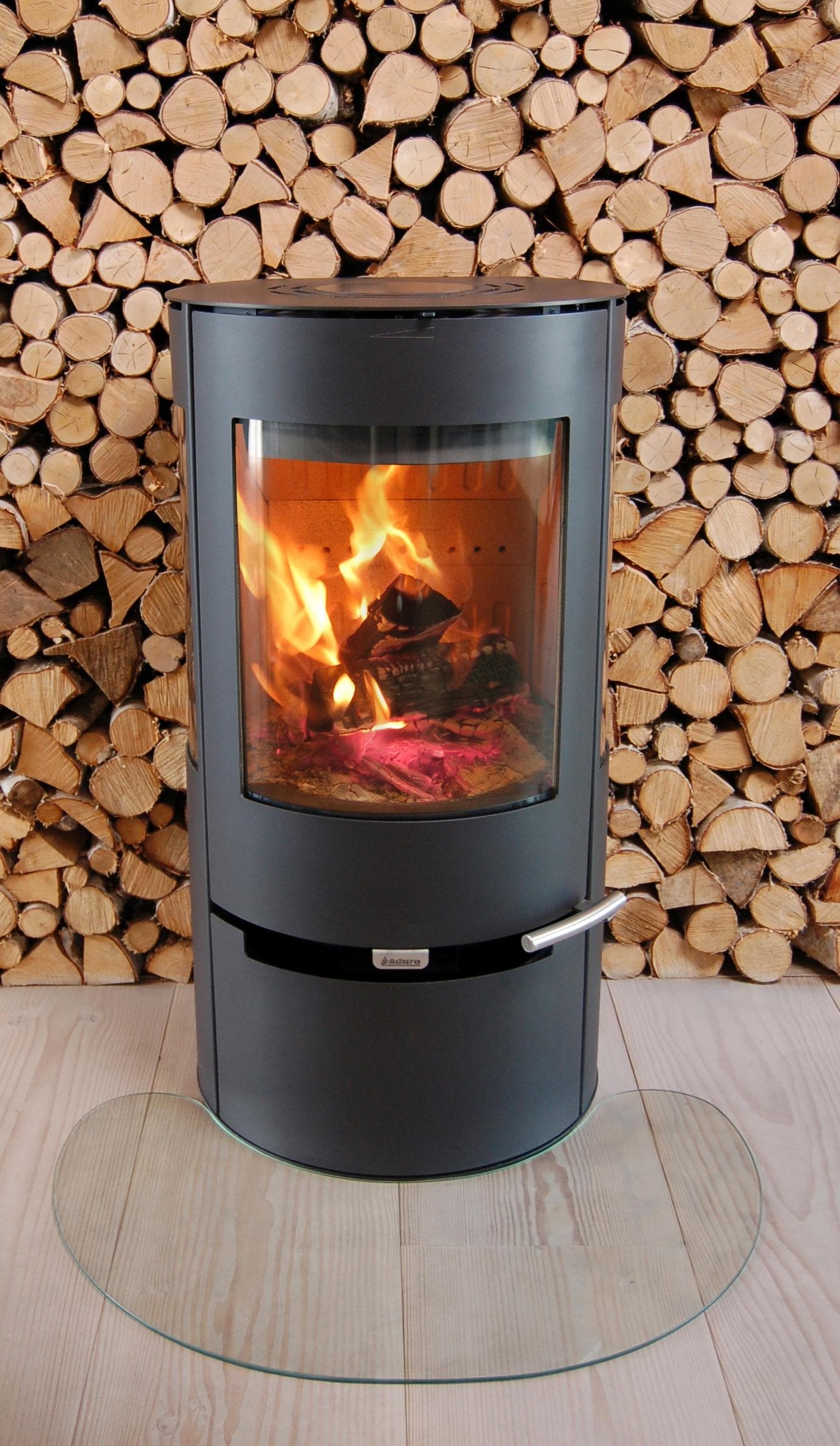 Aduro Bodenschutzplatte Glas Halbmond