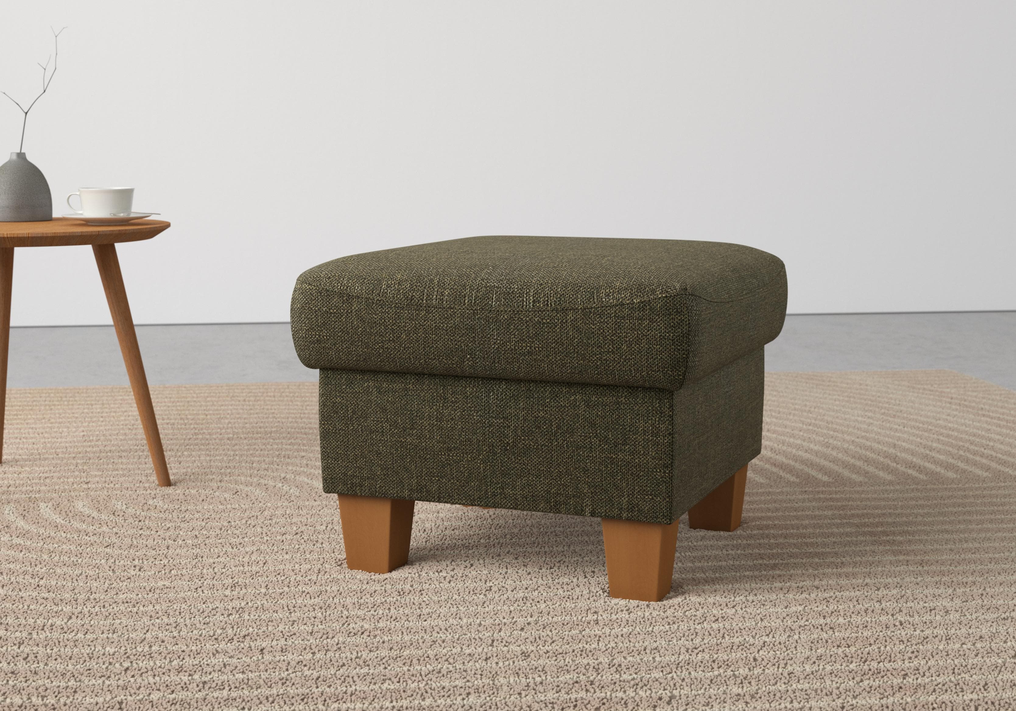 HOME AFFAIRE Stauraumhocker Caldera Olive 100% Polyester