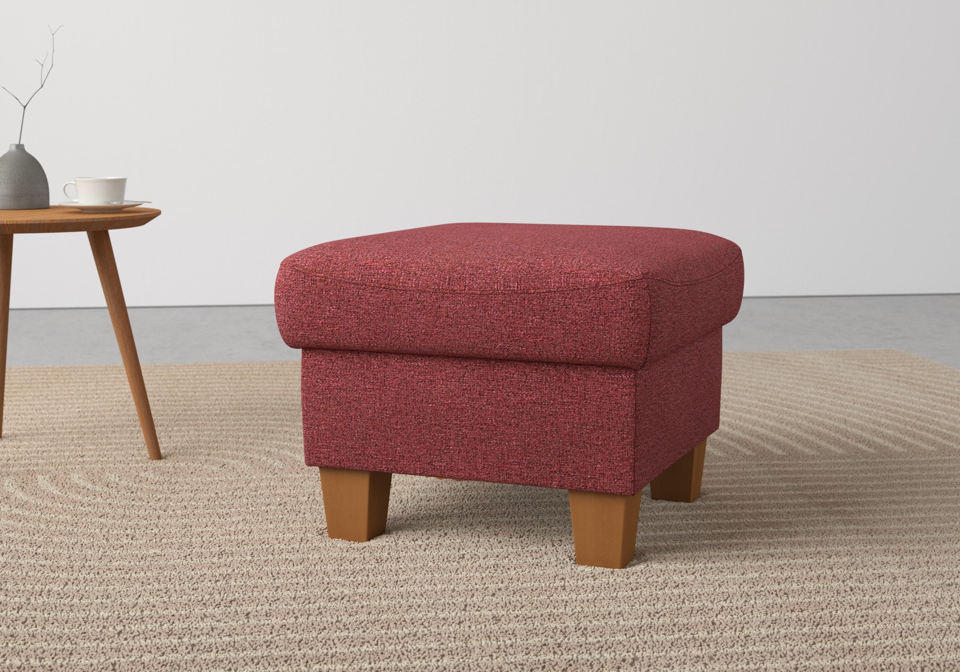 HOME AFFAIRE Stauraumhocker Caldera Lila Polyester Easy Care