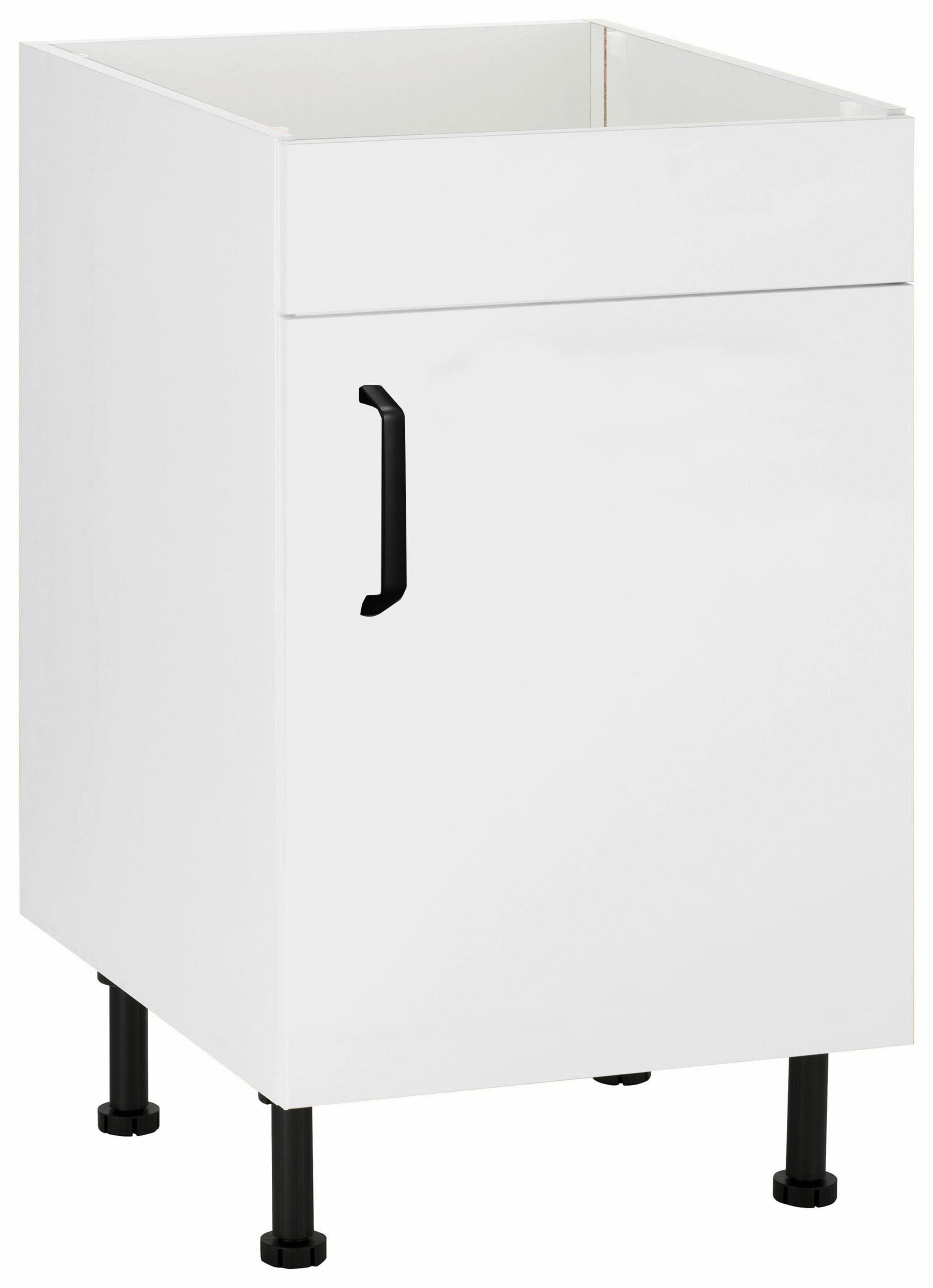 Spülenschrank mit verstellbaren Füßen