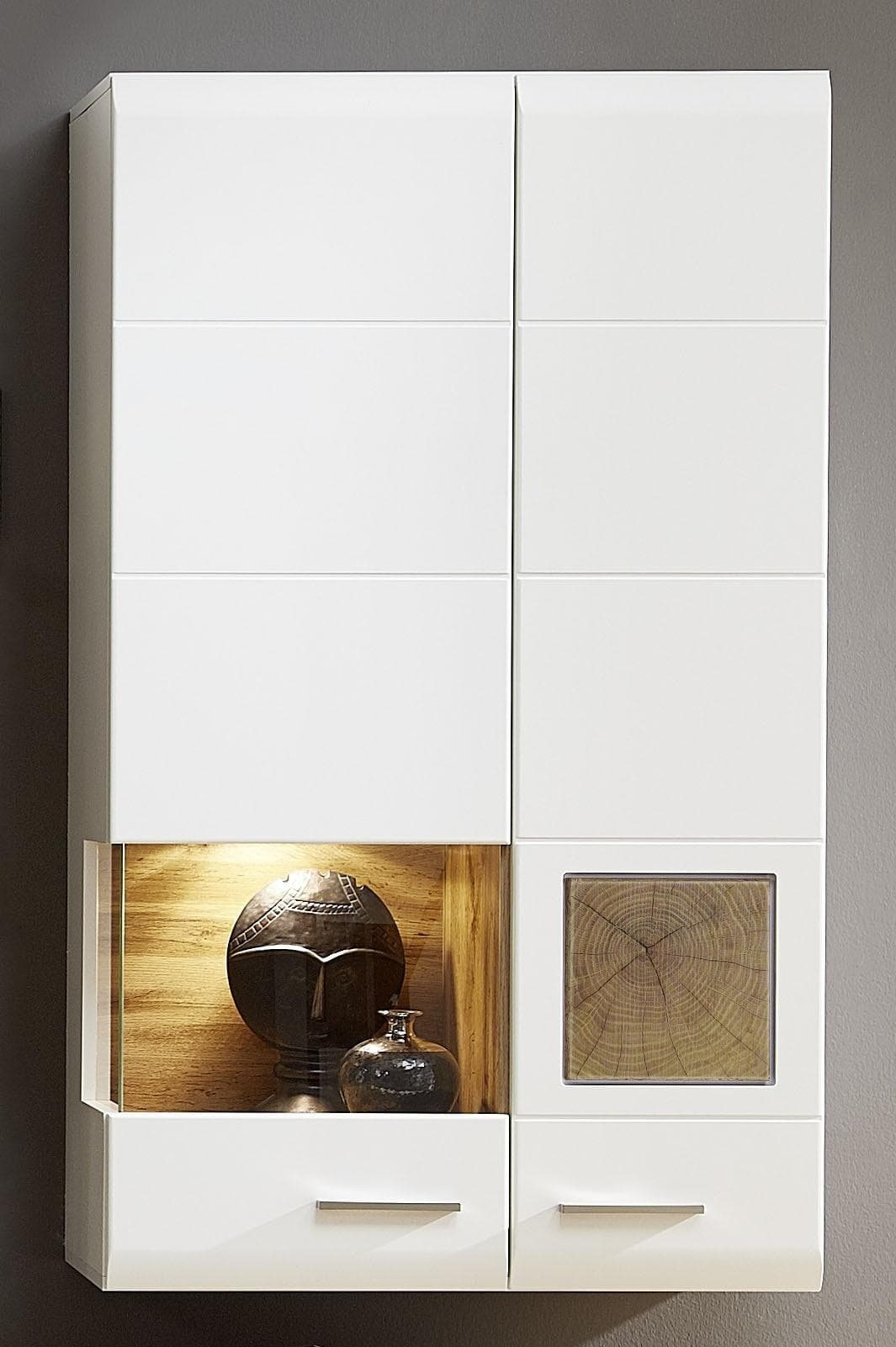 Hängevitrine mit LED-Beleuchtung