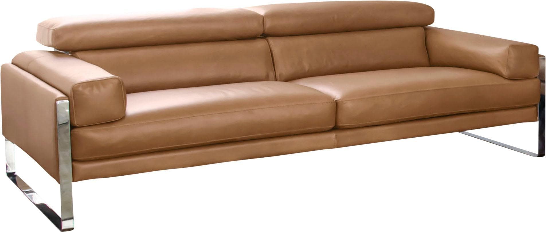 Calia Italia Romeo 2-Sitzer Sofa Beige Anilinleder
