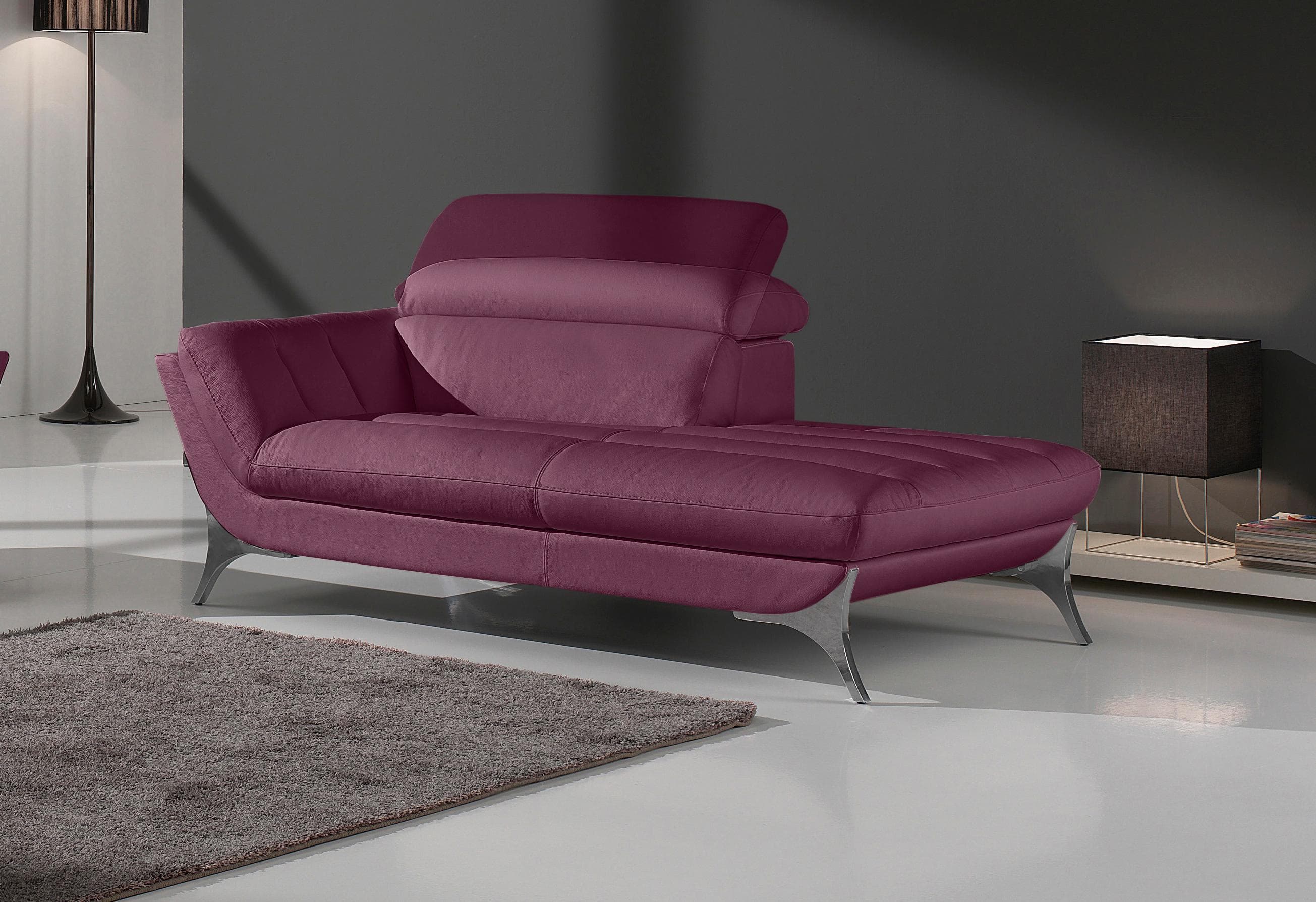Recamiere Egoitaliano Sueli Cherry Leder Nuvole