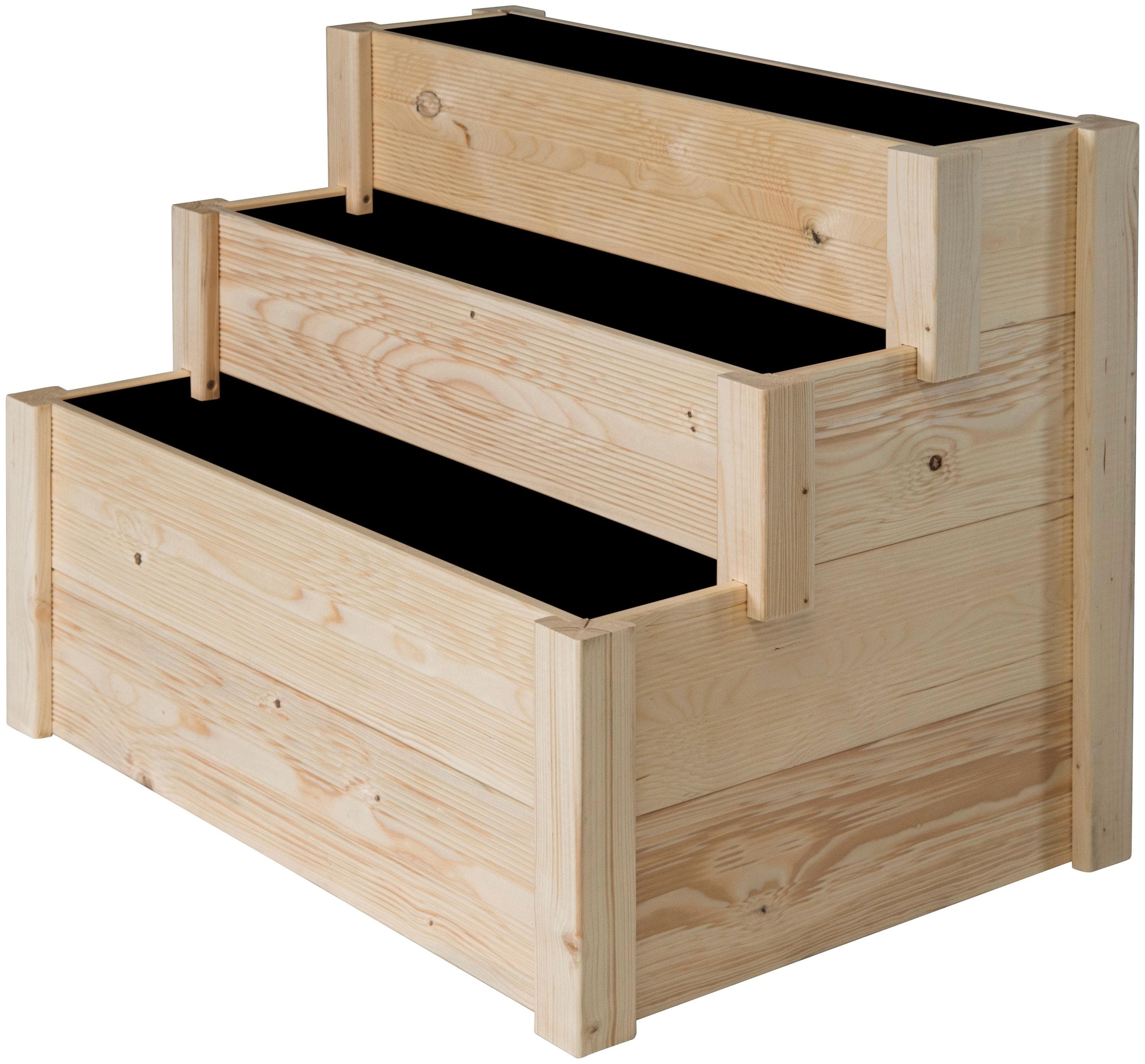Hochbeet Bm Massivholz Typ 575 Holzwerkstoff 106x73x76 cm