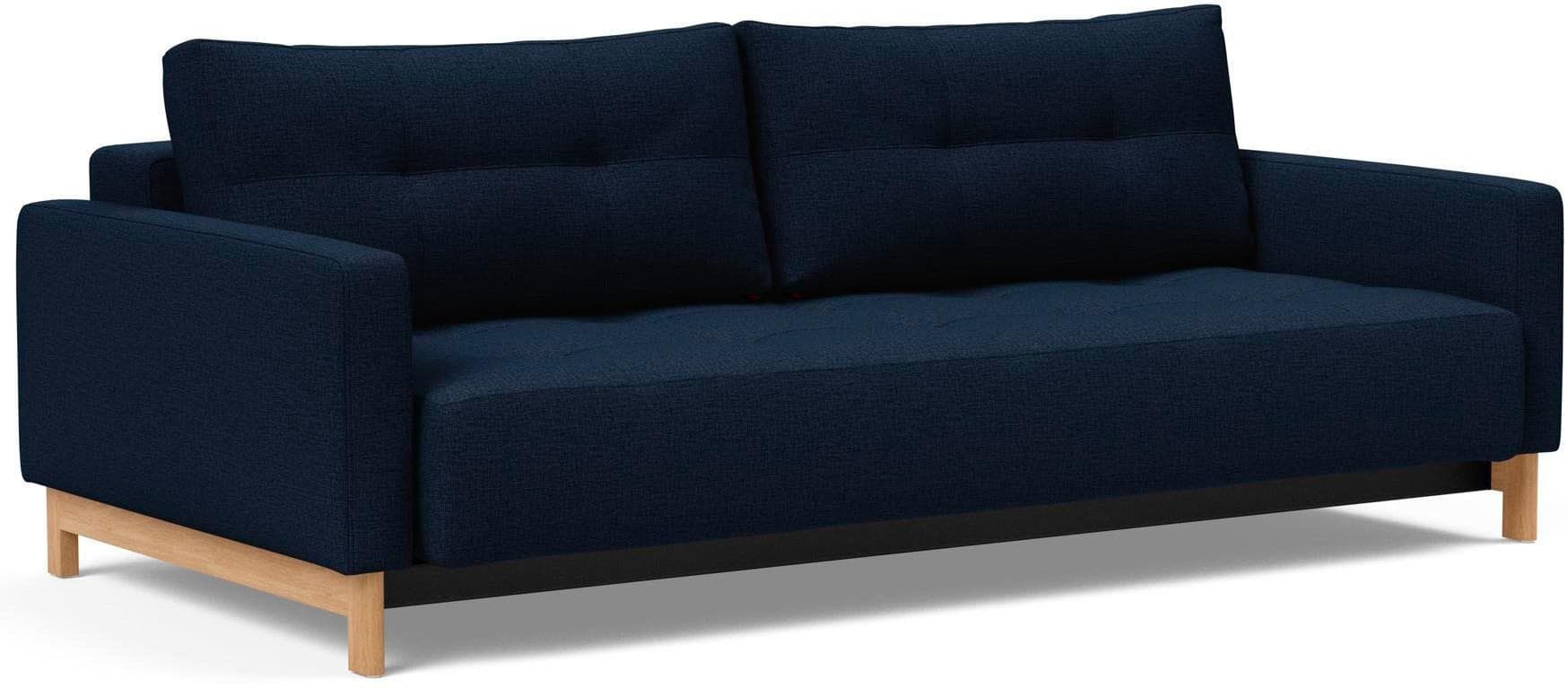 Innovation Living Schlafsofa Pyxis 3-Sitzer Blau Skandi-Design