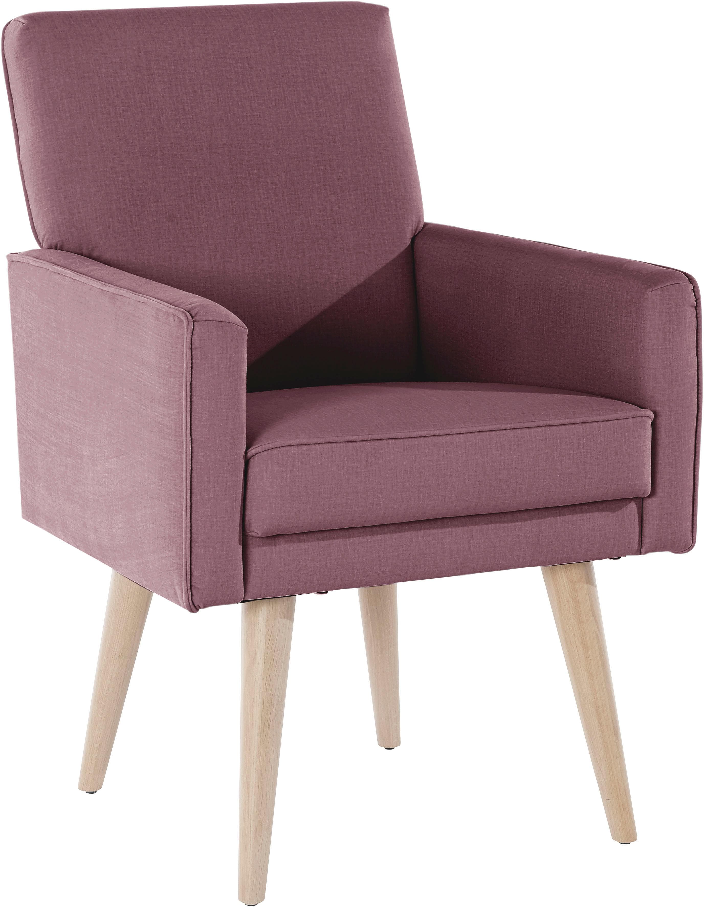 EXXPO Lungo Loungesessel Lila Modern Velours