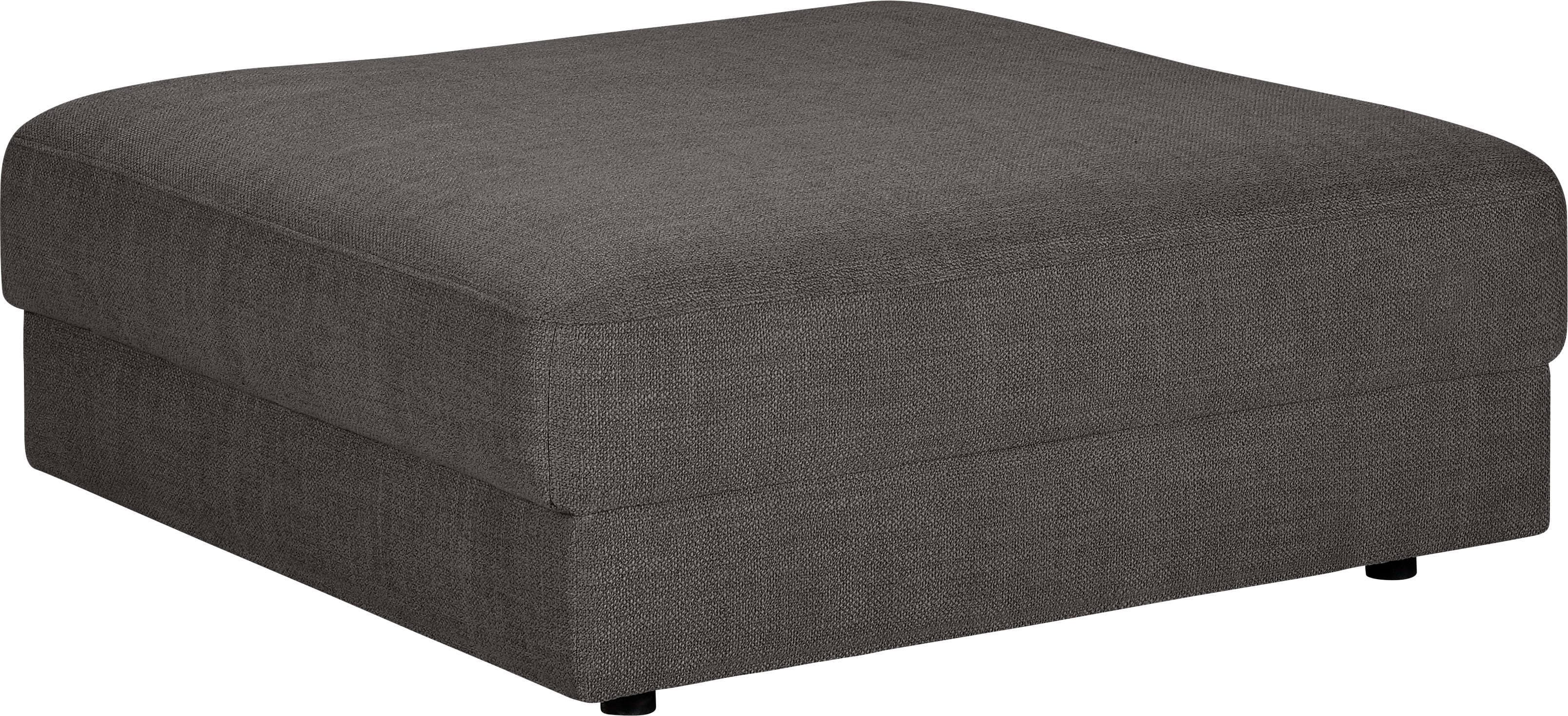Trendmanufaktur Bourbon Polsterhocker Grau 133x43x133 cm