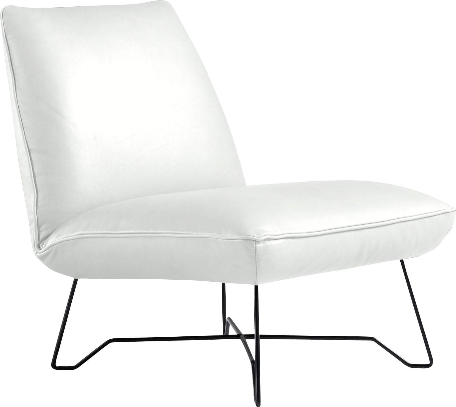 EGOITALIANO Sessel Lia Weiß Leder