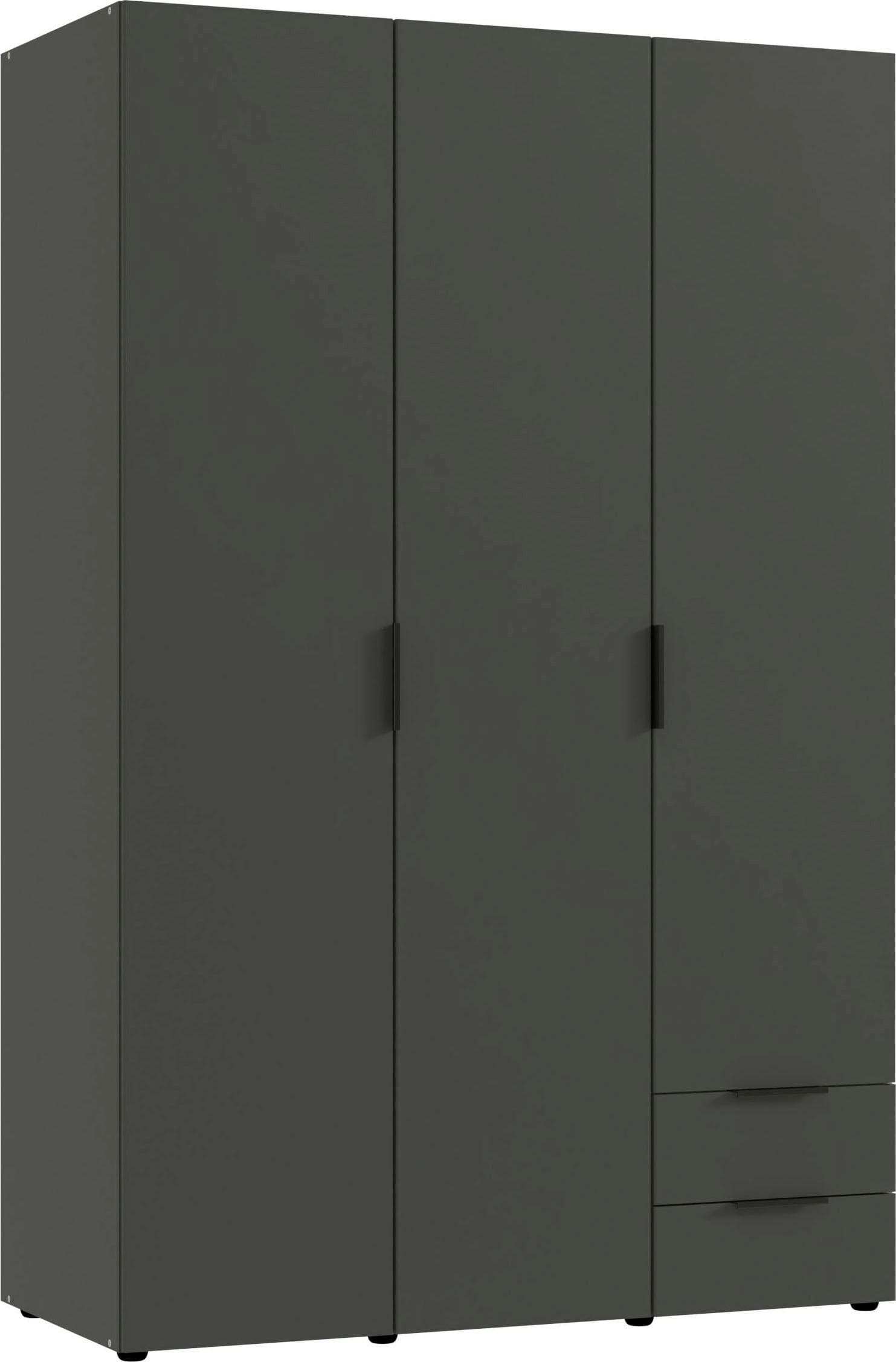 Wimex Kleiderschrank Modena Schwarz Drehtüren