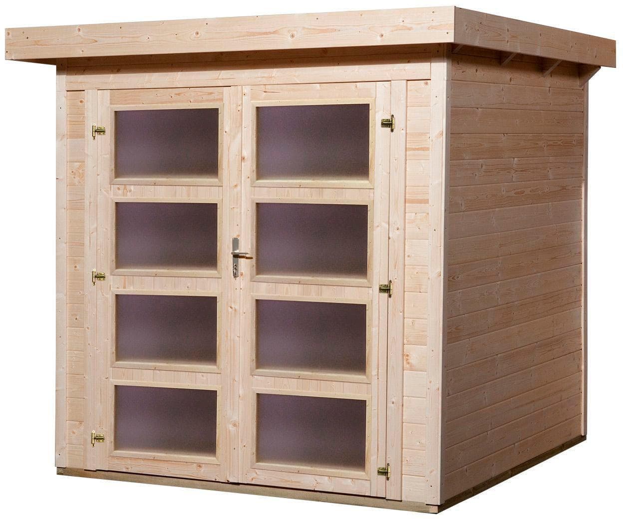Gartenhaus WEKA 321 Flachdach 278x237 cm Holzwerkstoff