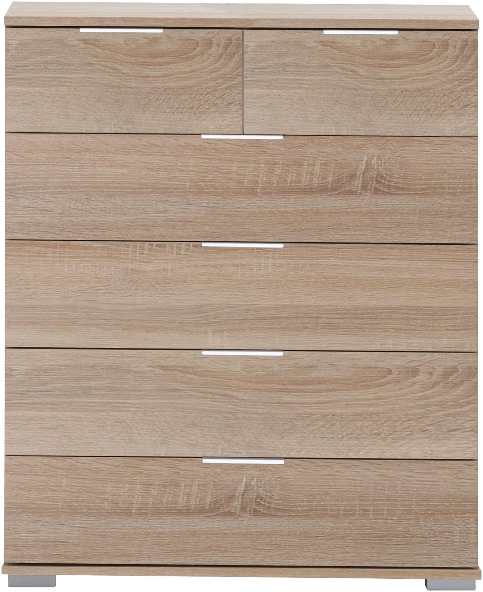 WIMEX Easy Schubkastenkommode Braun 6 Schubkästen Modern