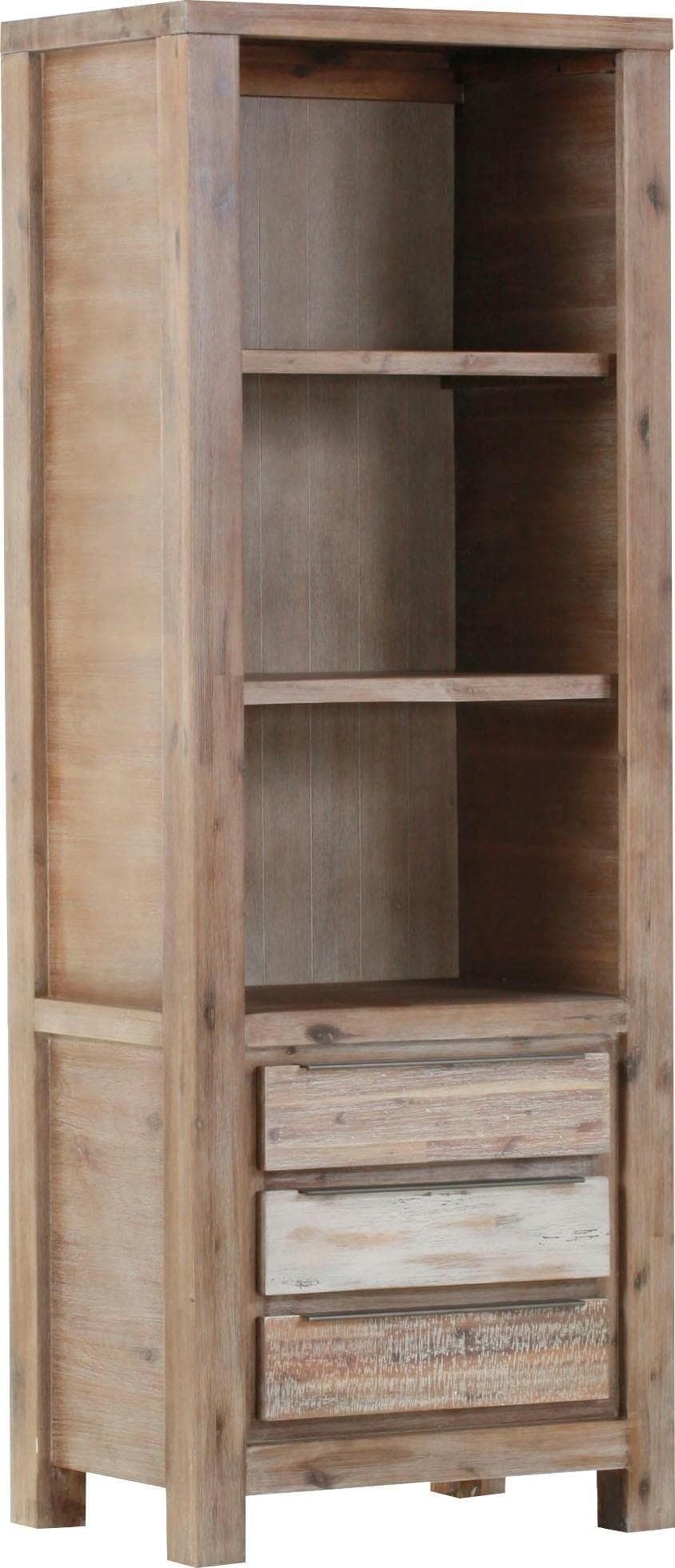 Gutmann Factory Bücherregal Tulsa - Landhausstil, Smoked Optik