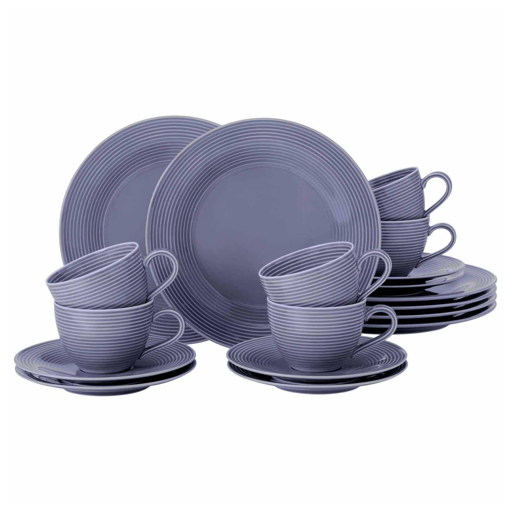 Seltmann Weiden Kaffeeservice Beat Color Glaze 18-teilig
