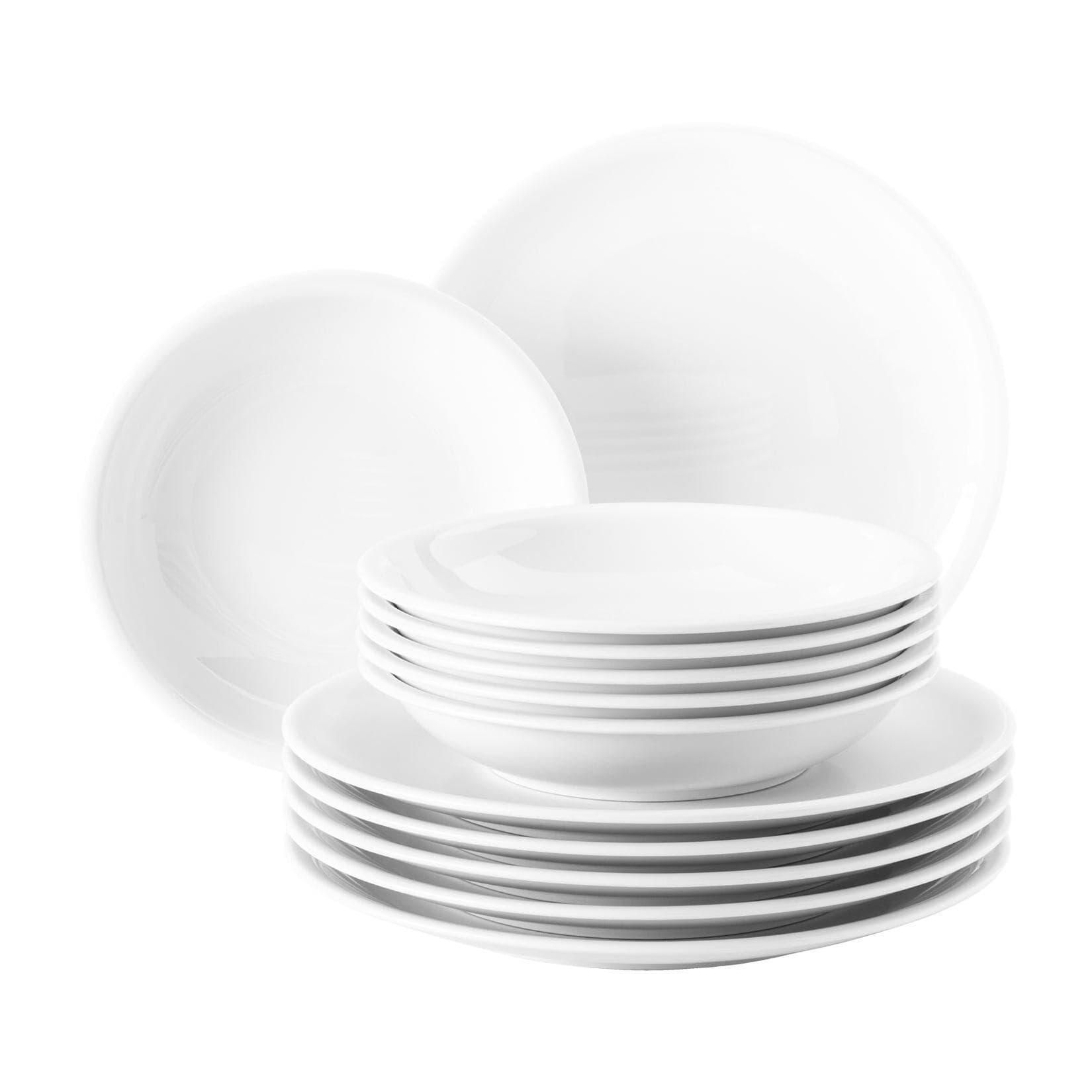 Seltmann Weiden Compact Weiß Tafelservice 12er Set