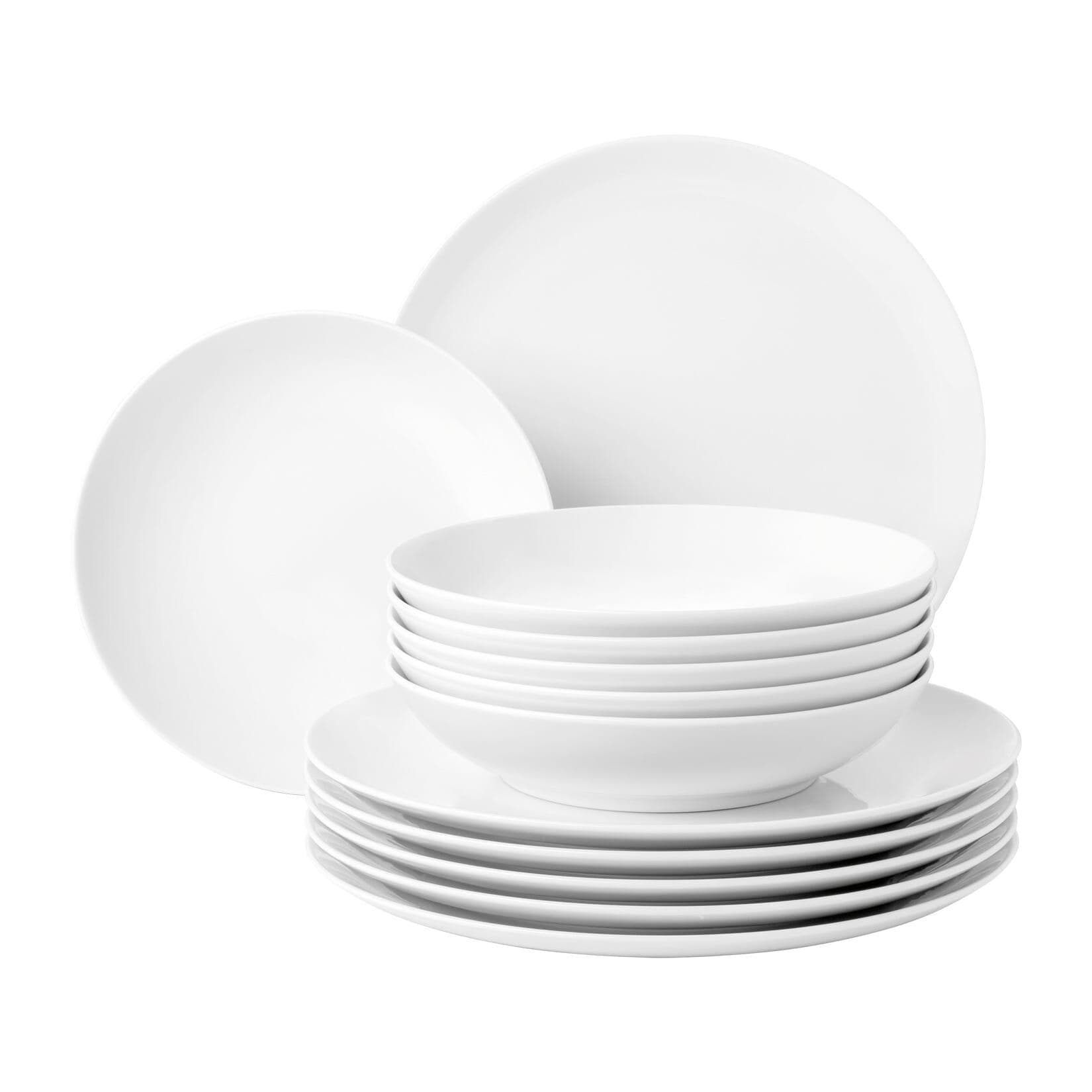 Seltmann Weiden Liberty Weiß Tafelservice 12er Set