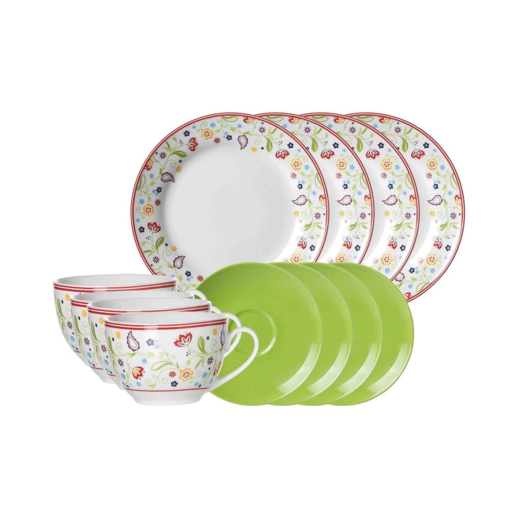 Ritzenhoff & Breker Kaffeeservice Shanti Doppio 12er Set Bunt
